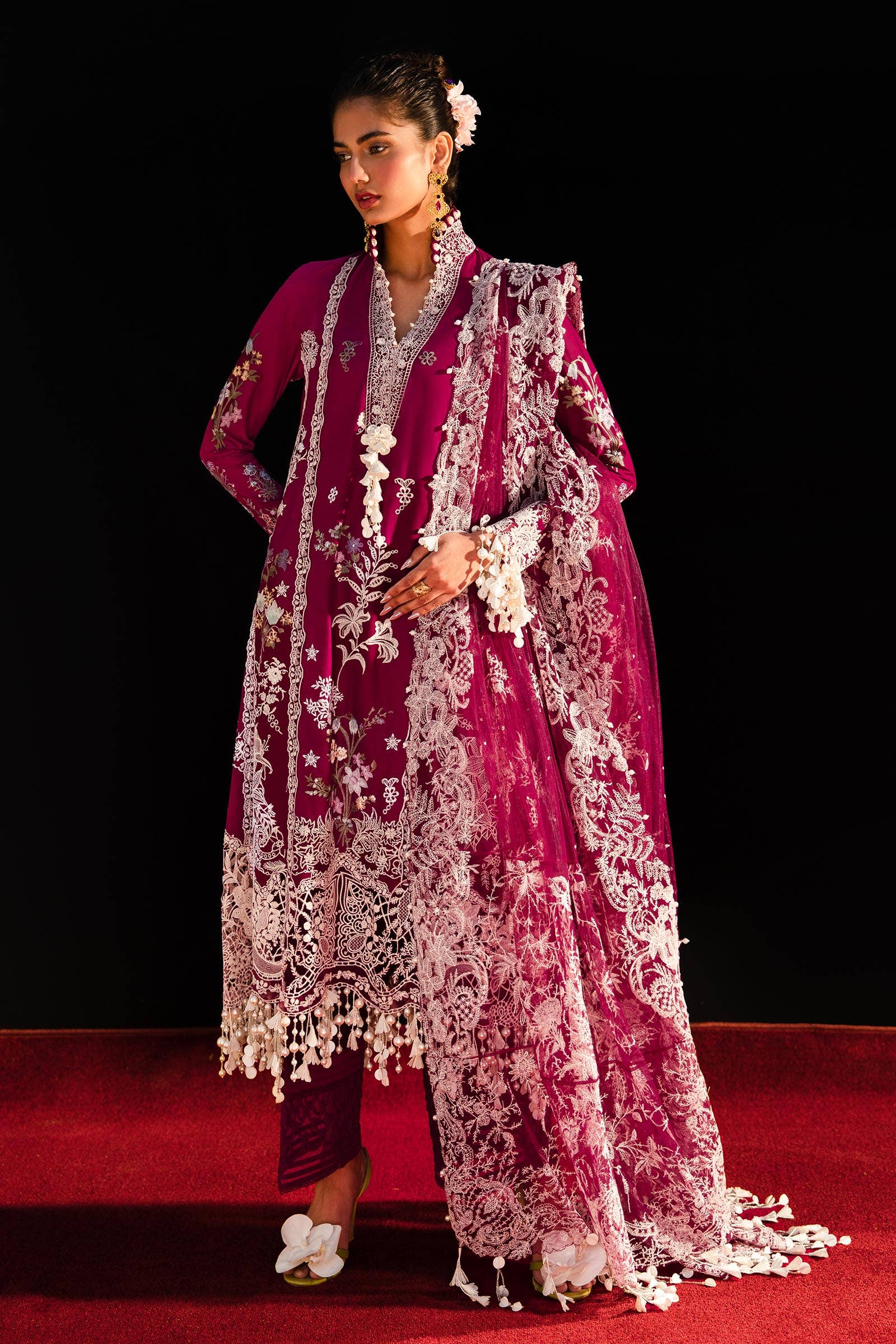 Sana Safinaz | Luxury Collection 24 | L241-007B-3CT - House Of Anaya