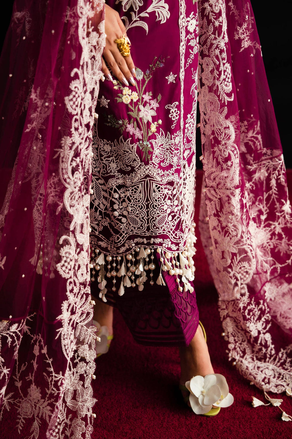 Sana Safinaz | Luxury Collection 24 | L241-007B-3CT - House Of Anaya