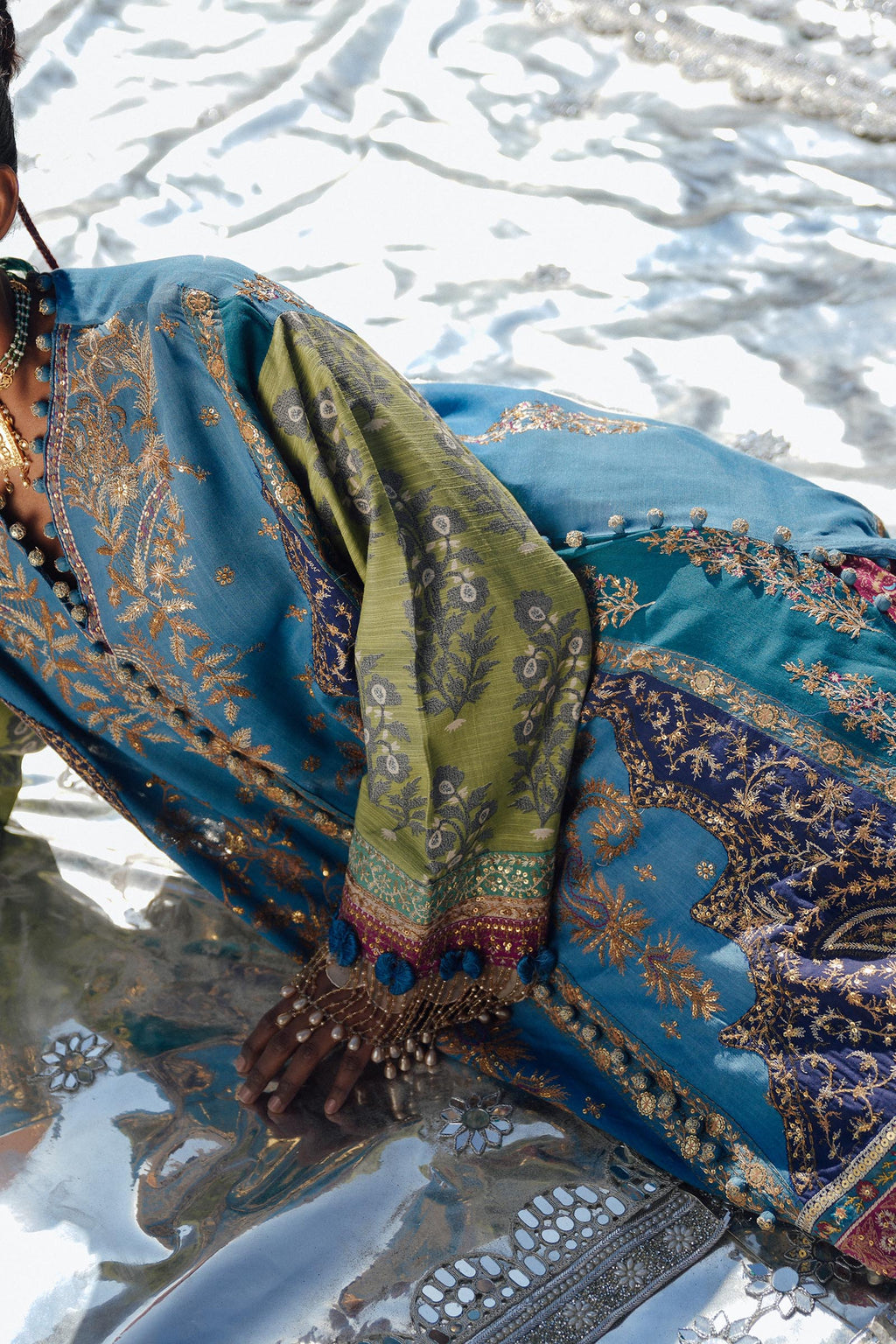 Sana Safinaz | Winter Shawl 24 | S241-002B-3CP - House Of Anaya