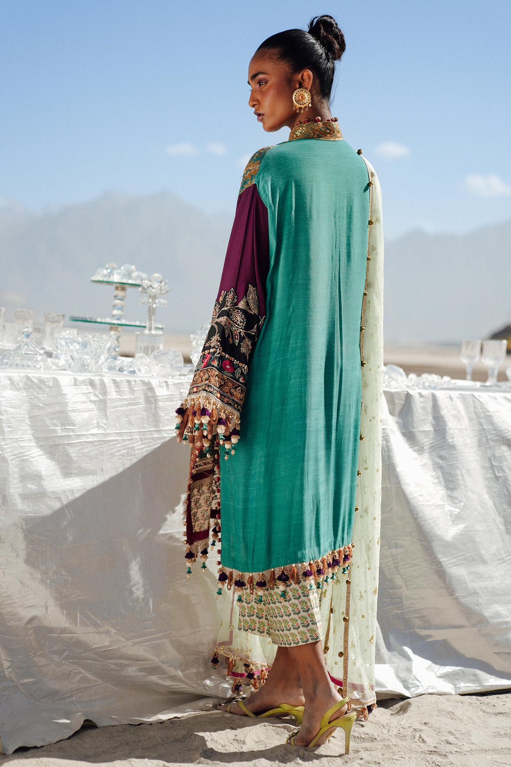 Sana Safinaz | Winter Shawl 24 | S241-004A-3CP - House Of Anaya