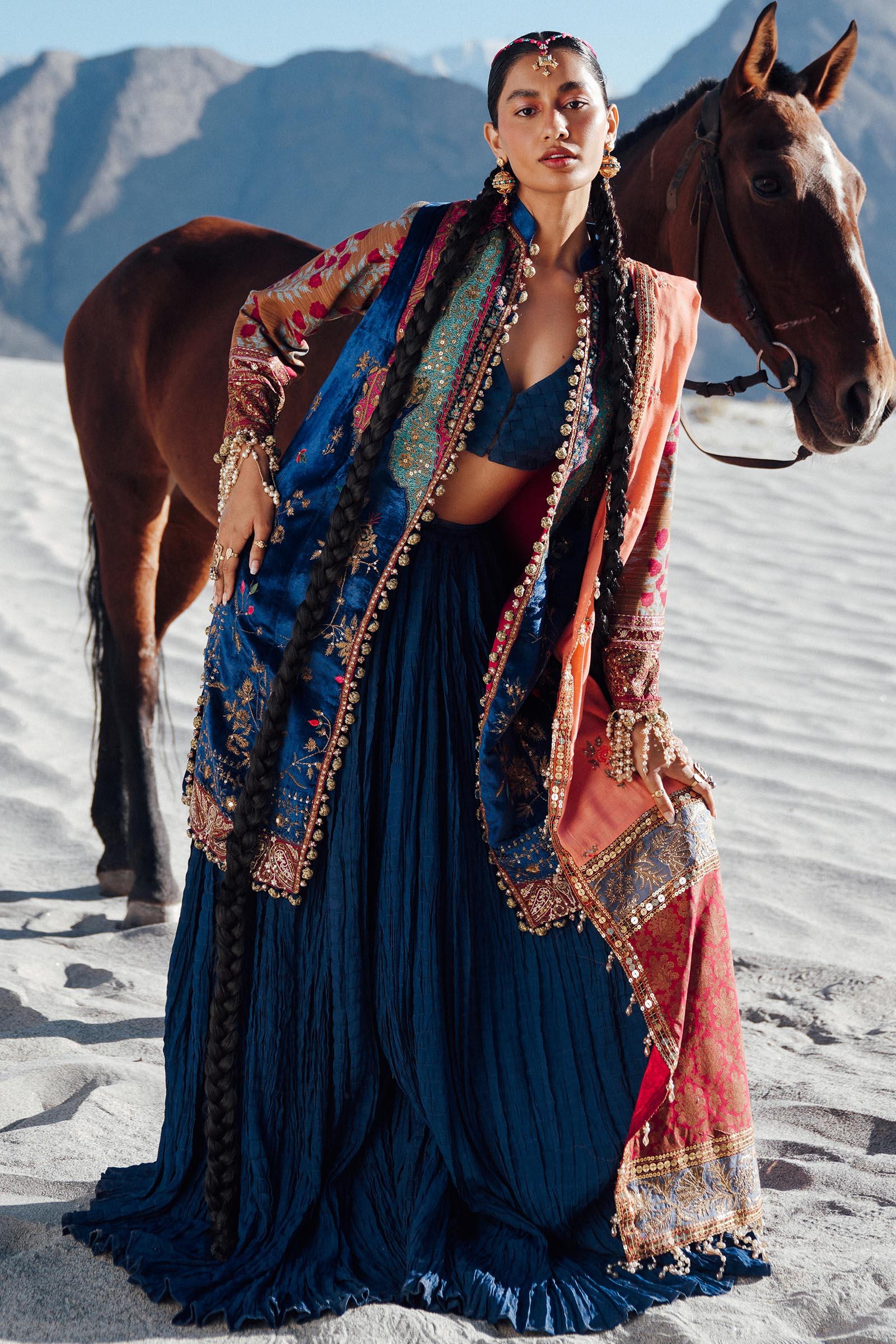 Sana Safinaz | Winter Shawl 24 | Velvet V241-001-3CP - House Of Anaya