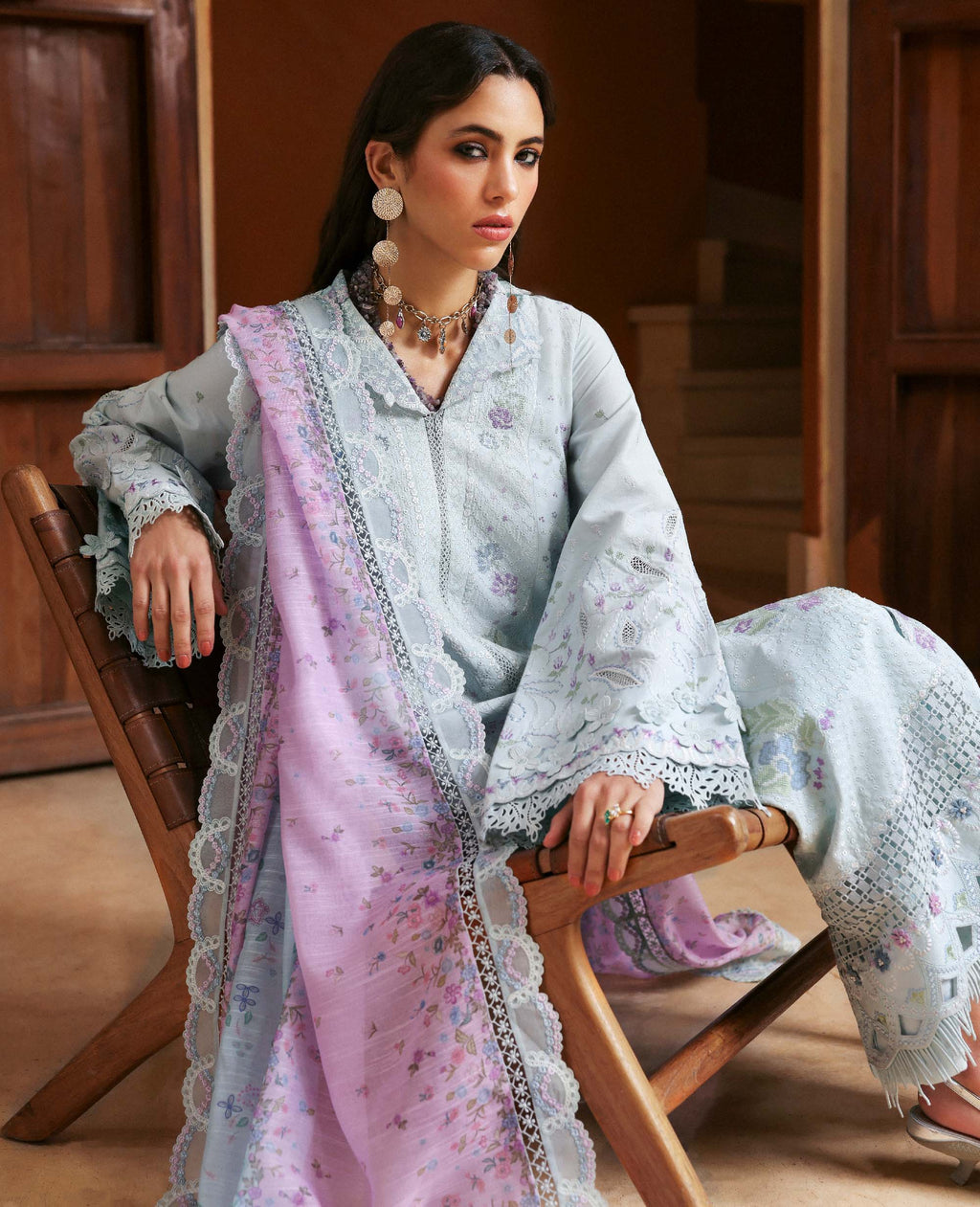 Republic Womenswear | Embroidered Pret 26 | Saphirae