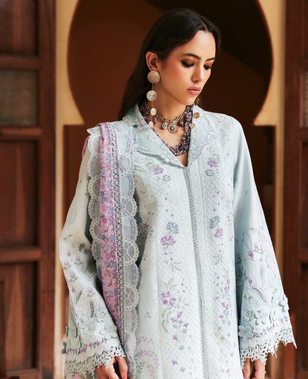 Republic Womenswear | Embroidered Pret 26 | Saphirae
