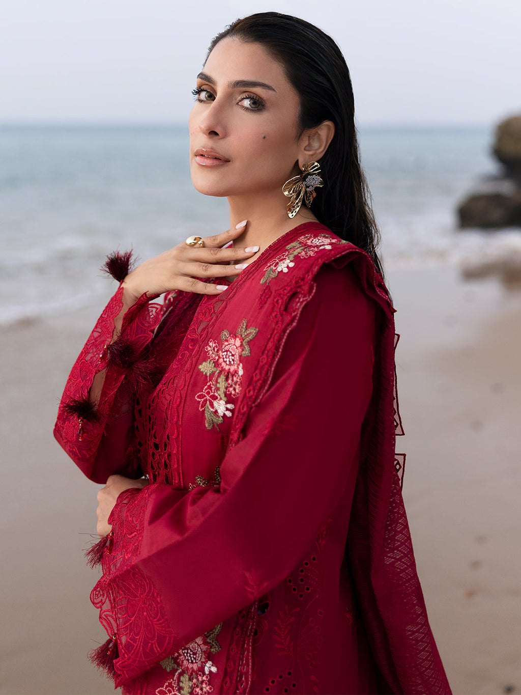 Mahnur | Sirena Luxury Lawn 25 | Scarlett - Riwayat-e-Khas