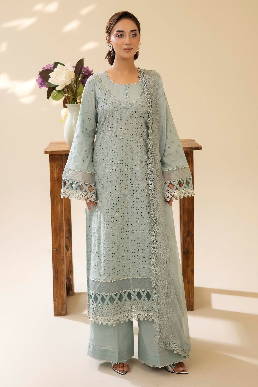Adans Libas | Chikankari Lawn | CHIKANKARI LAWN-16 - 2