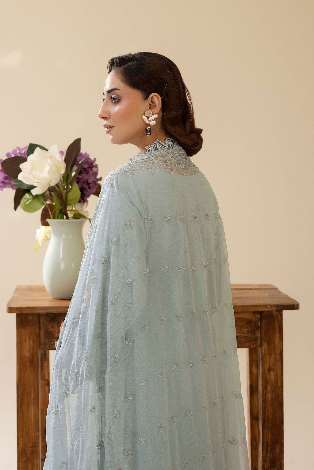 Adans Libas | Chikankari Lawn | CHIKANKARI LAWN-16 - 3
