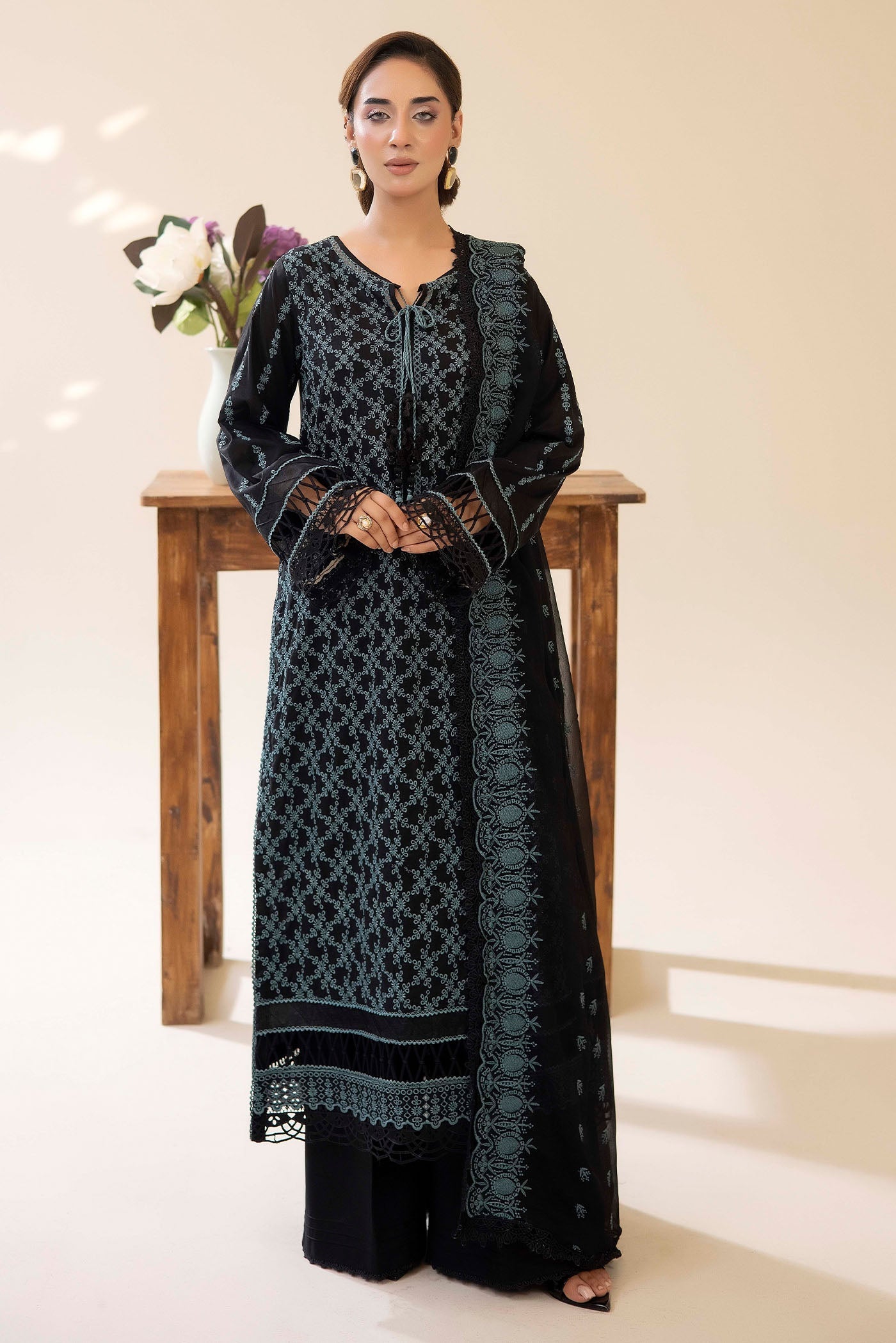 Adans Libas | Chikankari Lawn | CHIKANKARI LAWN-20 - 1