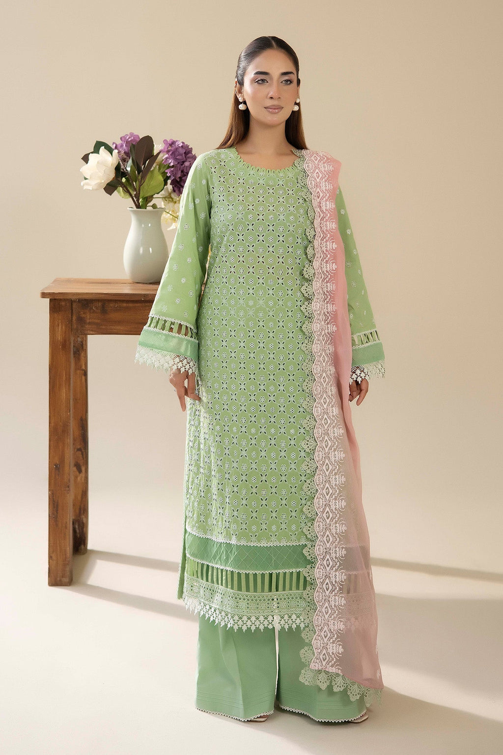 Adans Libas | Chikankari Lawn | CHIKANKARI LAWN-02 - 2