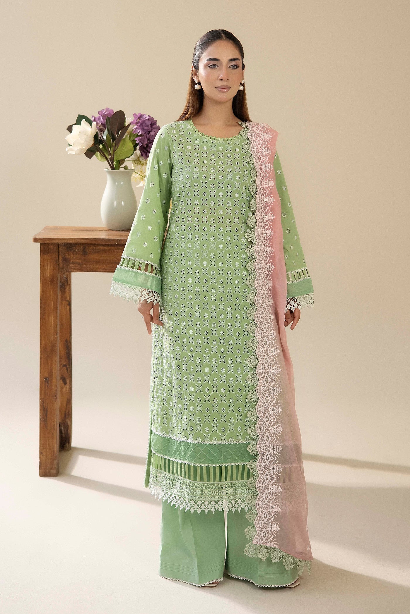 Adans Libas | Chikankari Lawn | CHIKANKARI LAWN-02 - 2
