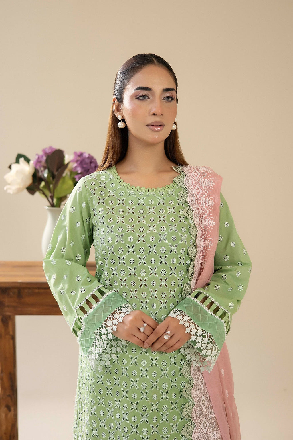 Adans Libas | Chikankari Lawn | CHIKANKARI LAWN-02 - 3