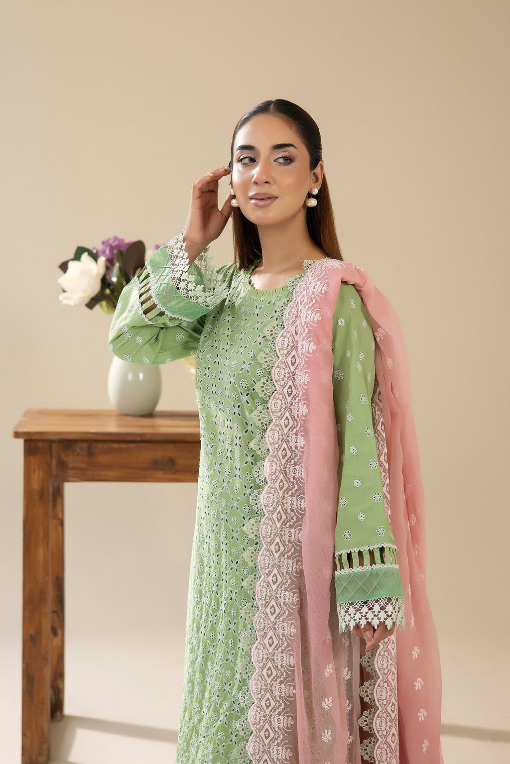 Adans Libas | Chikankari Lawn | CHIKANKARI LAWN-02 - 1