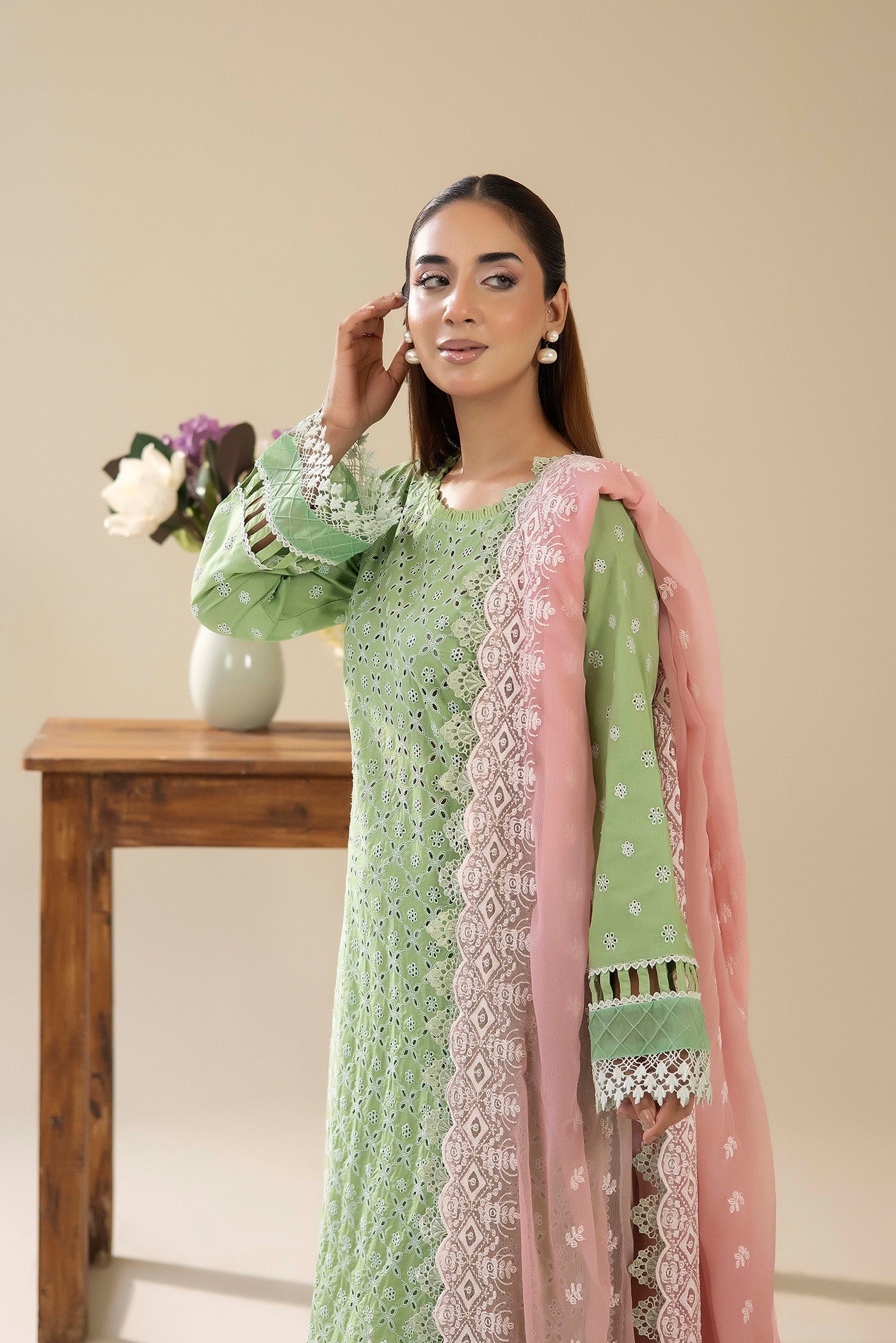 Adans Libas | Chikankari Lawn | CHIKANKARI LAWN-02 - 1