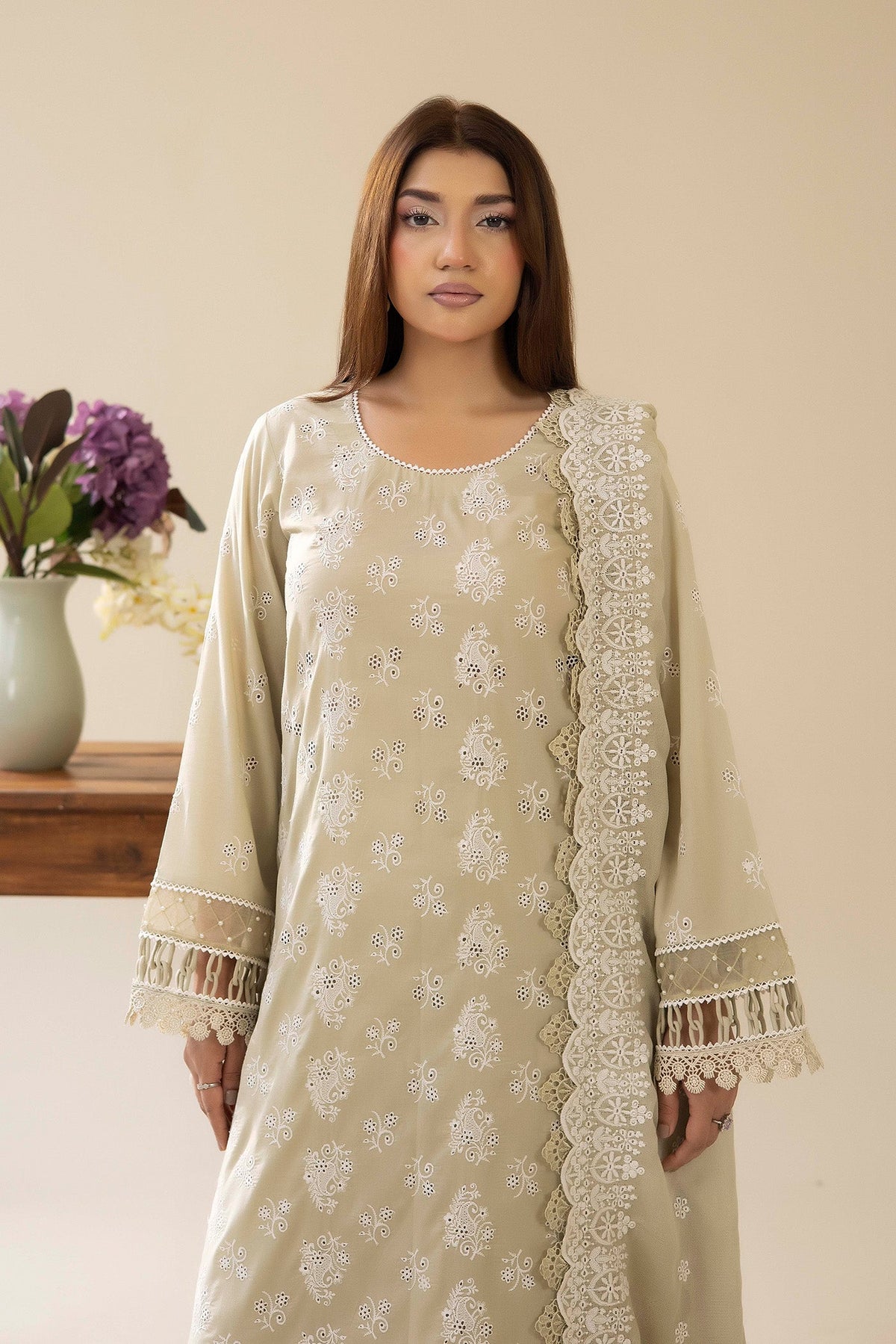 Adans Libas | Chikankari Lawn | CHIKANKARI LAWN-03 - 4