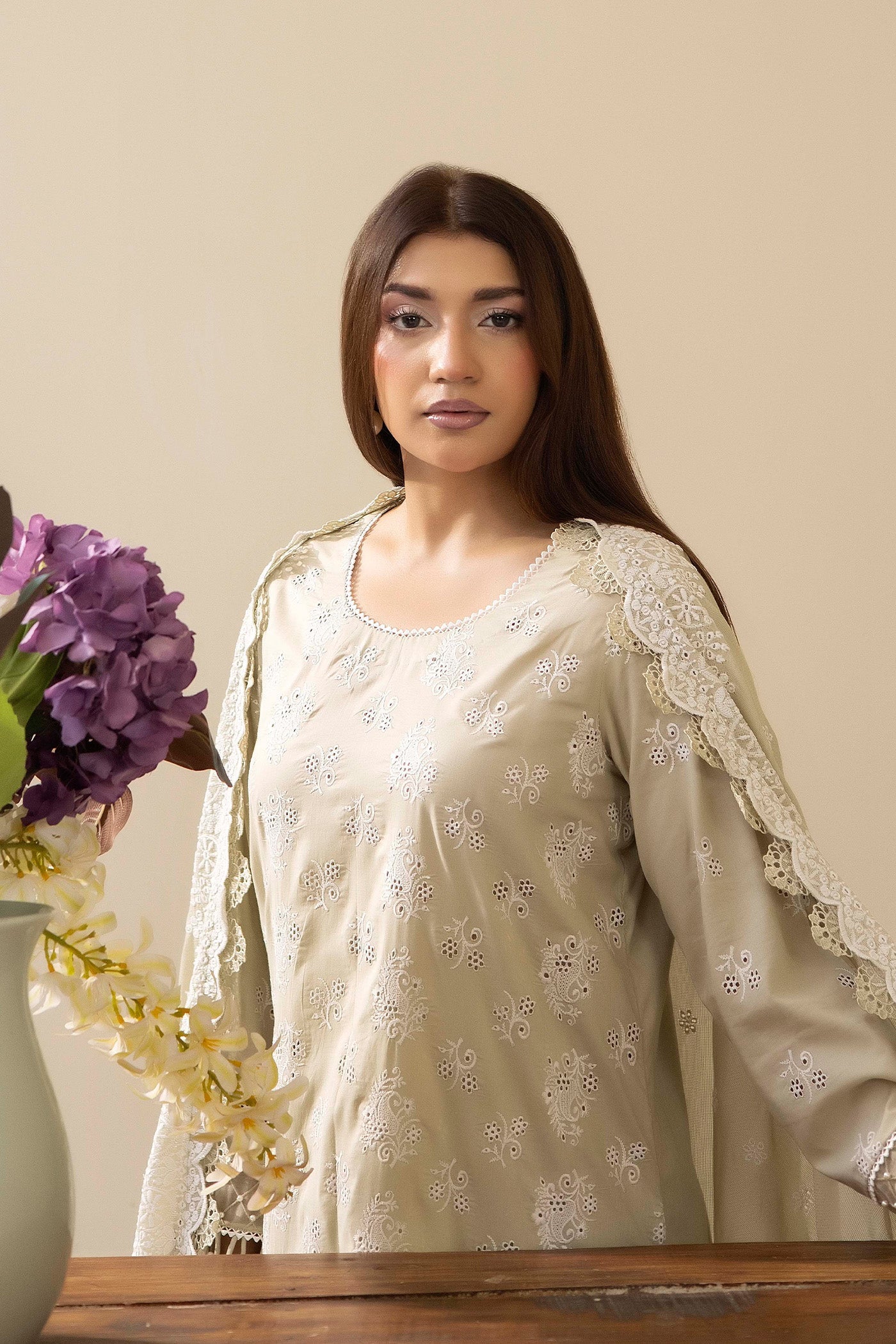 Adans Libas | Chikankari Lawn | CHIKANKARI LAWN-03 - 1