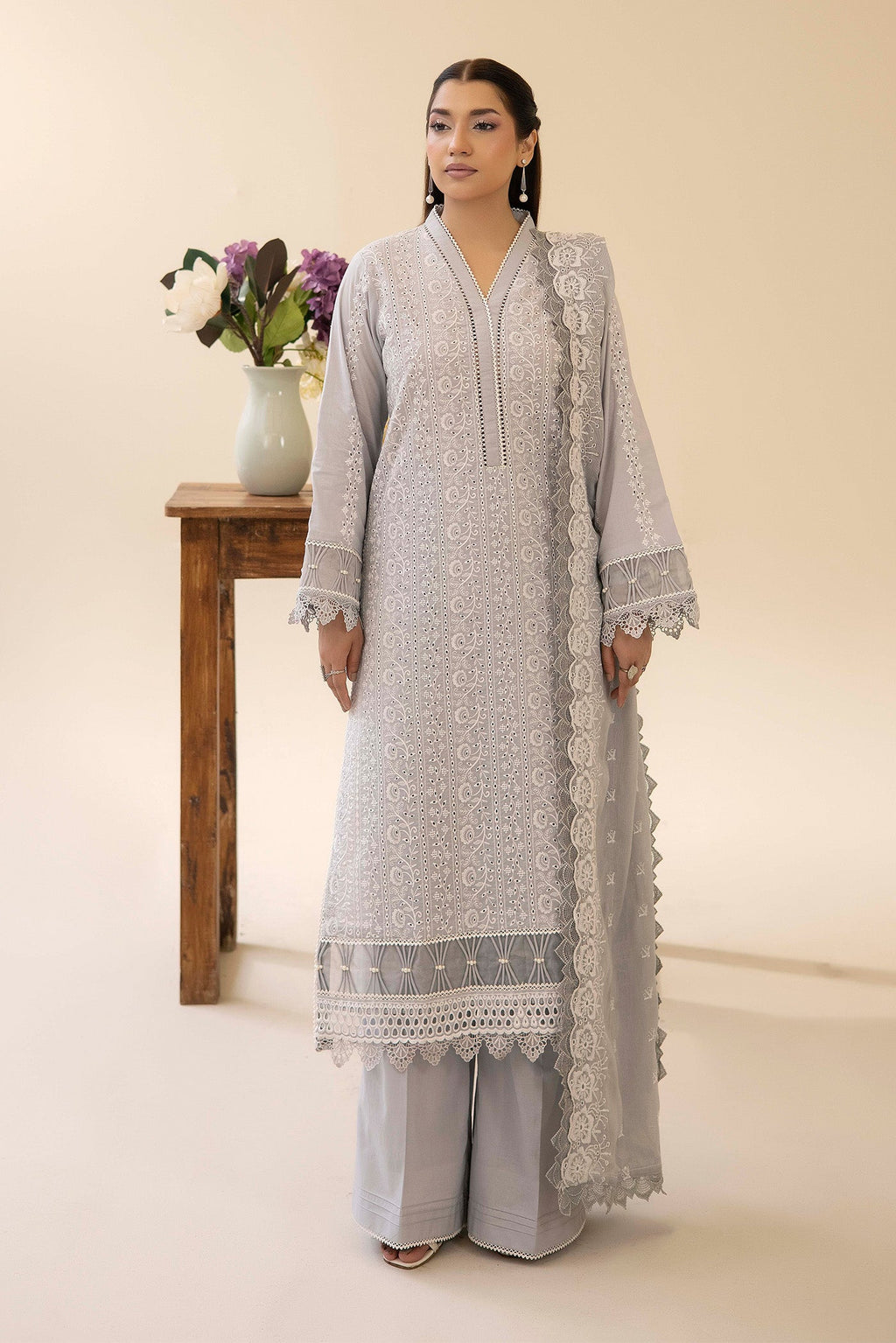 Adans Libas | Chikankari Lawn | CHIKANKARI LAWN-04 - 2