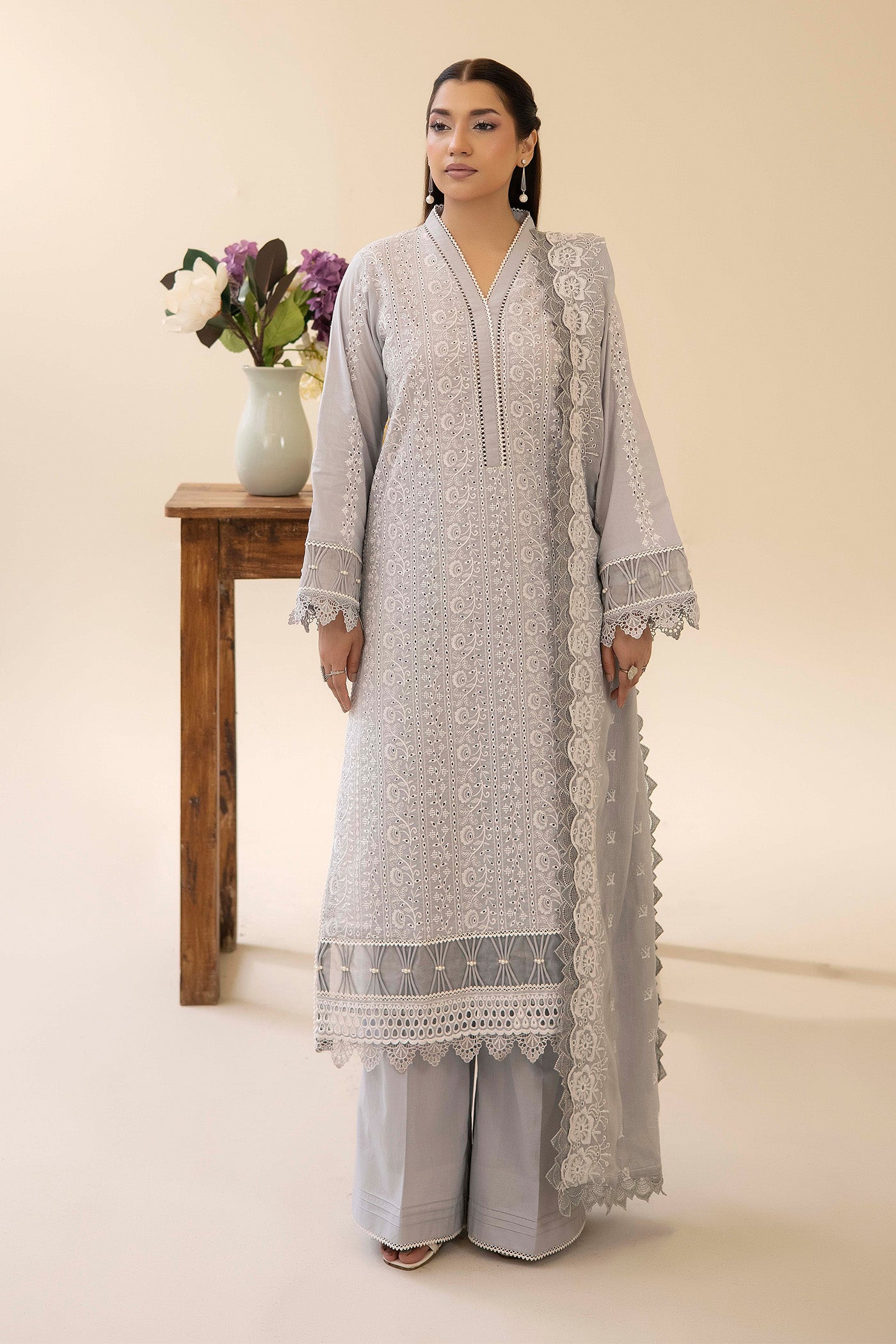 Adans Libas | Chikankari Lawn | CHIKANKARI LAWN-04 - 2