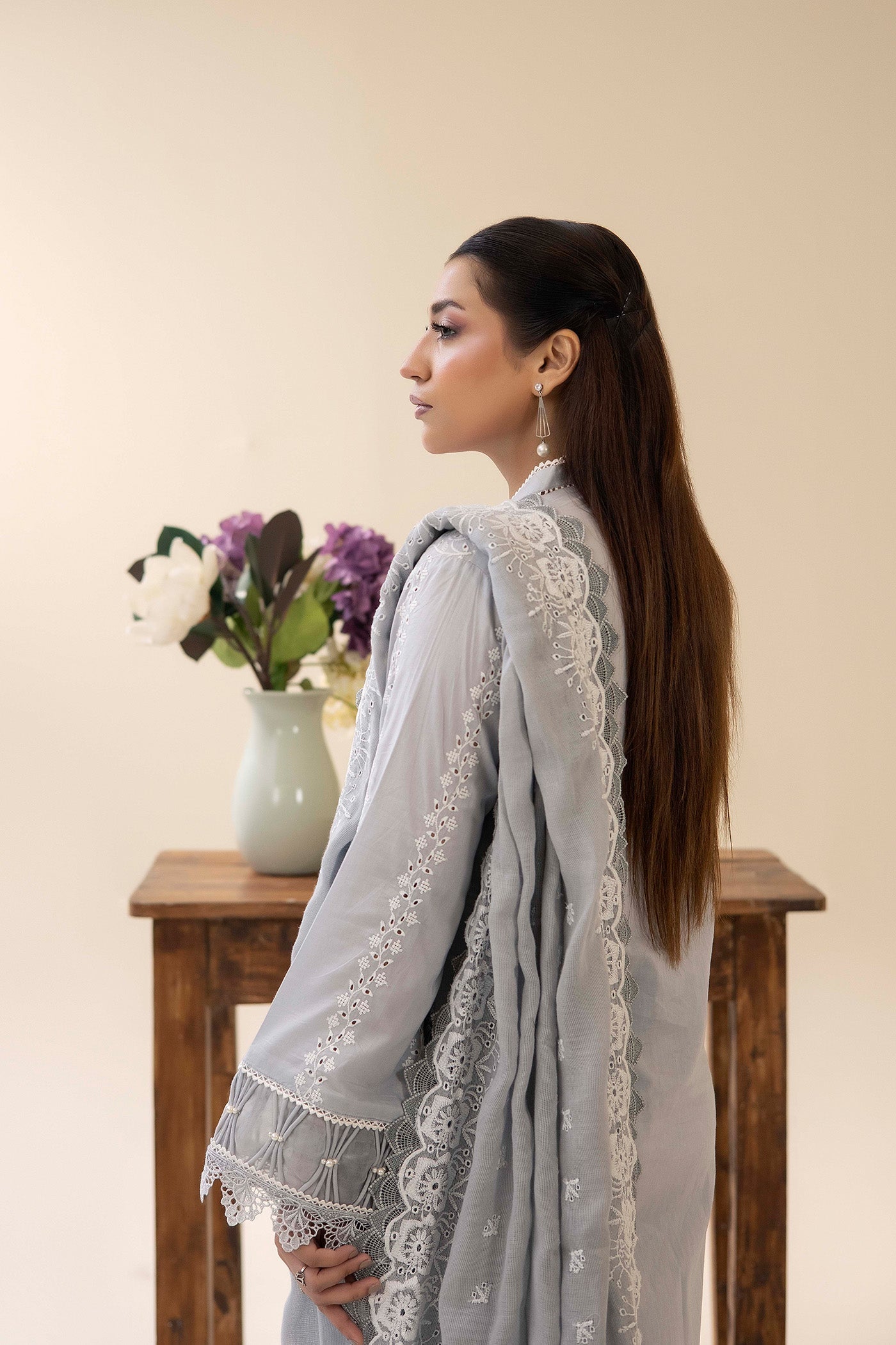 Adans Libas | Chikankari Lawn | CHIKANKARI LAWN-04 - 3