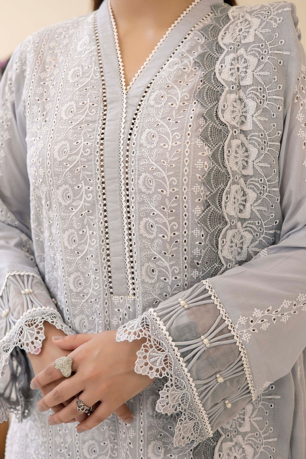 Adans Libas | Chikankari Lawn | CHIKANKARI LAWN-04 - 4