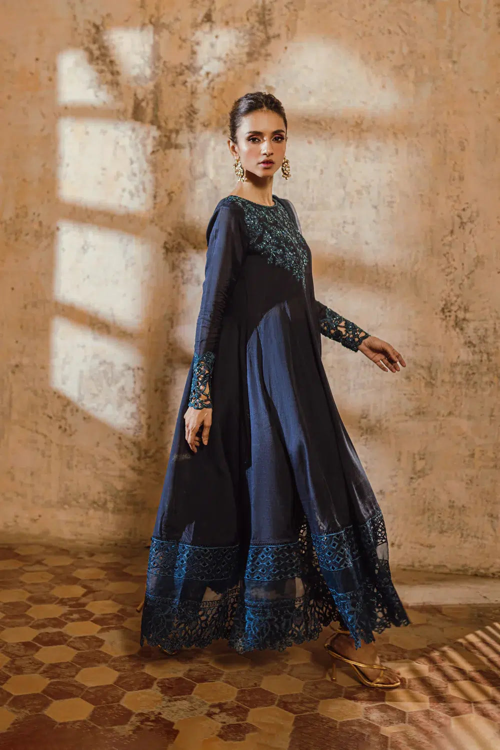 Azure | Embroidered Formals | Sea Bliss - Riwayat-e-Khas