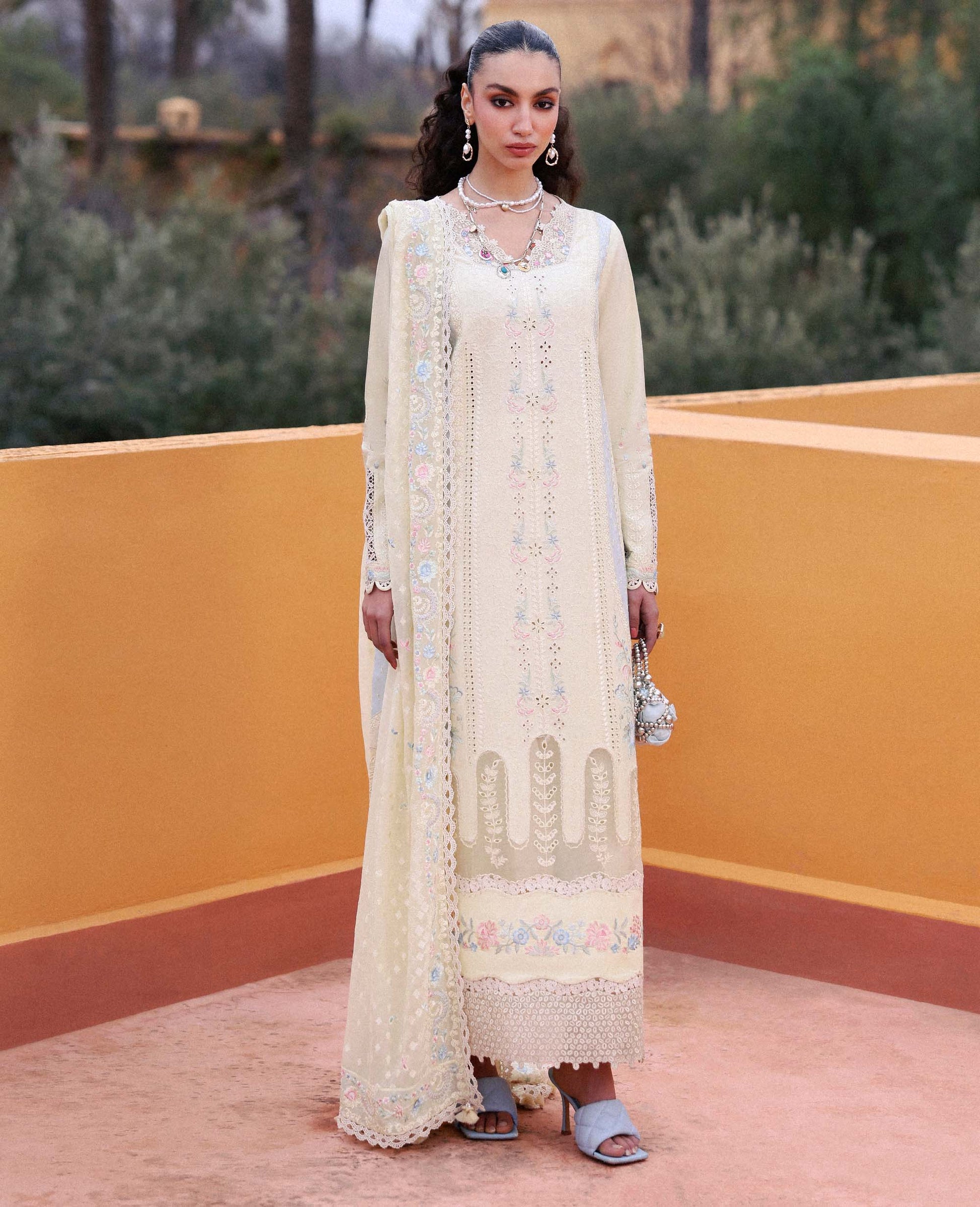 Republic Womenswear | Embroidered Pret 26 | Serenite
