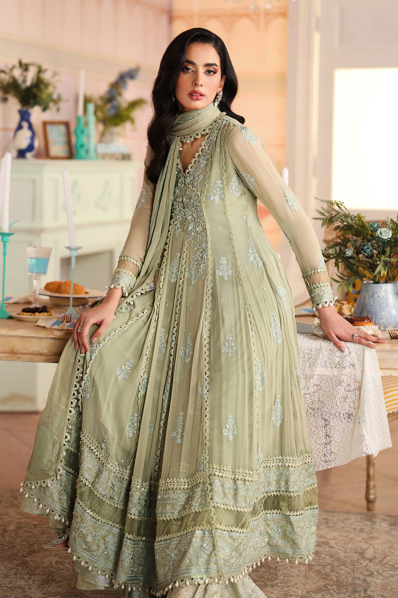 Maria B | Eid Collection 26 | 3 Piece Embroidered Chiffon Suit