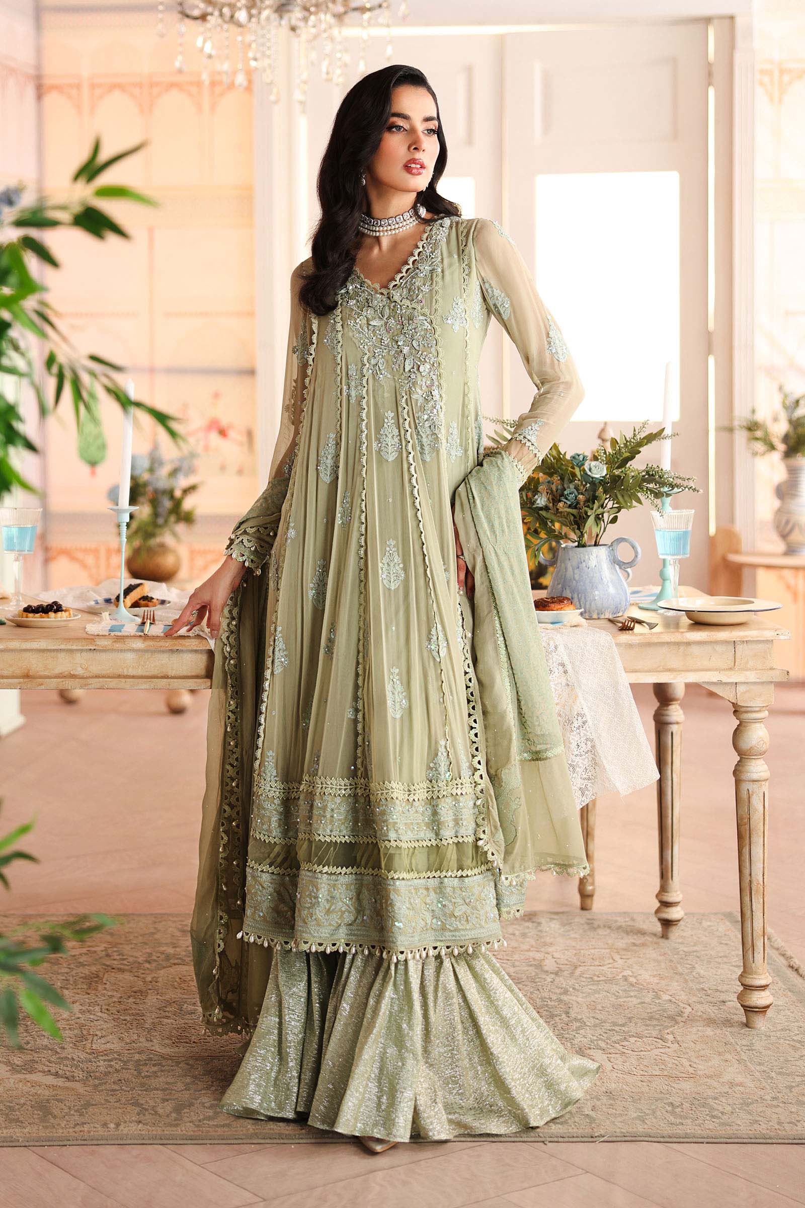 Maria B | Eid Collection 26 | 3 Piece Embroidered Chiffon Suit