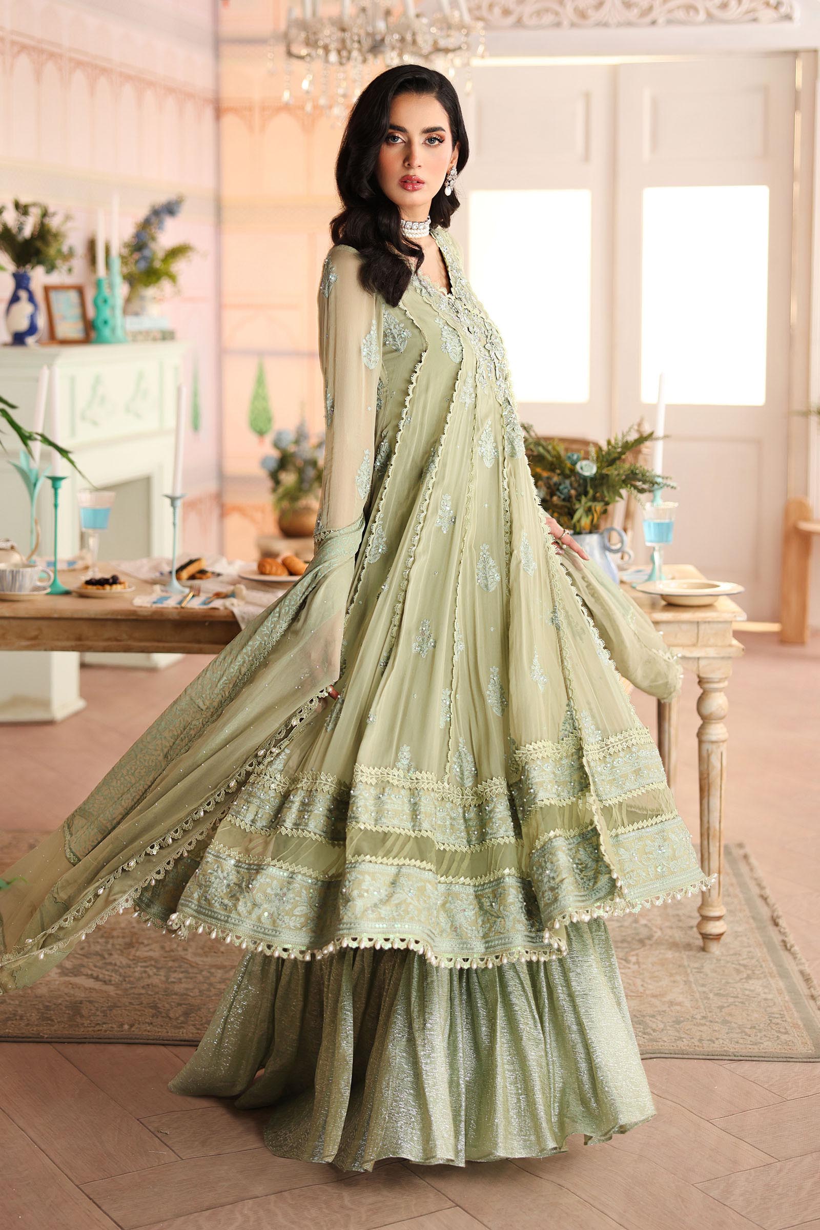 Maria B | Eid Collection 26 | 3 Piece Embroidered Chiffon Suit