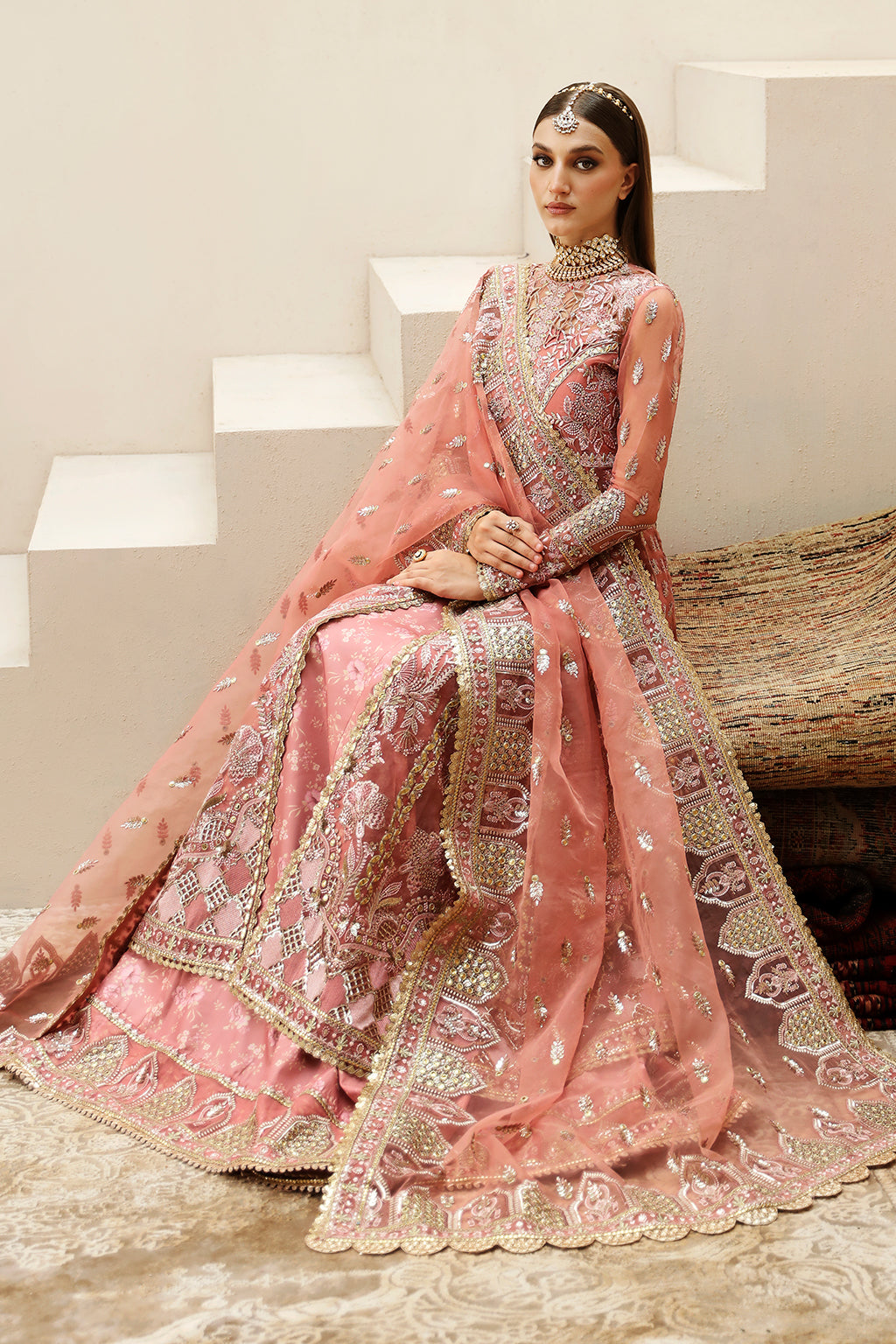 Afrozeh Shehnai Wedding Formal 3Pc Suit AFS-24-05 Shahpara