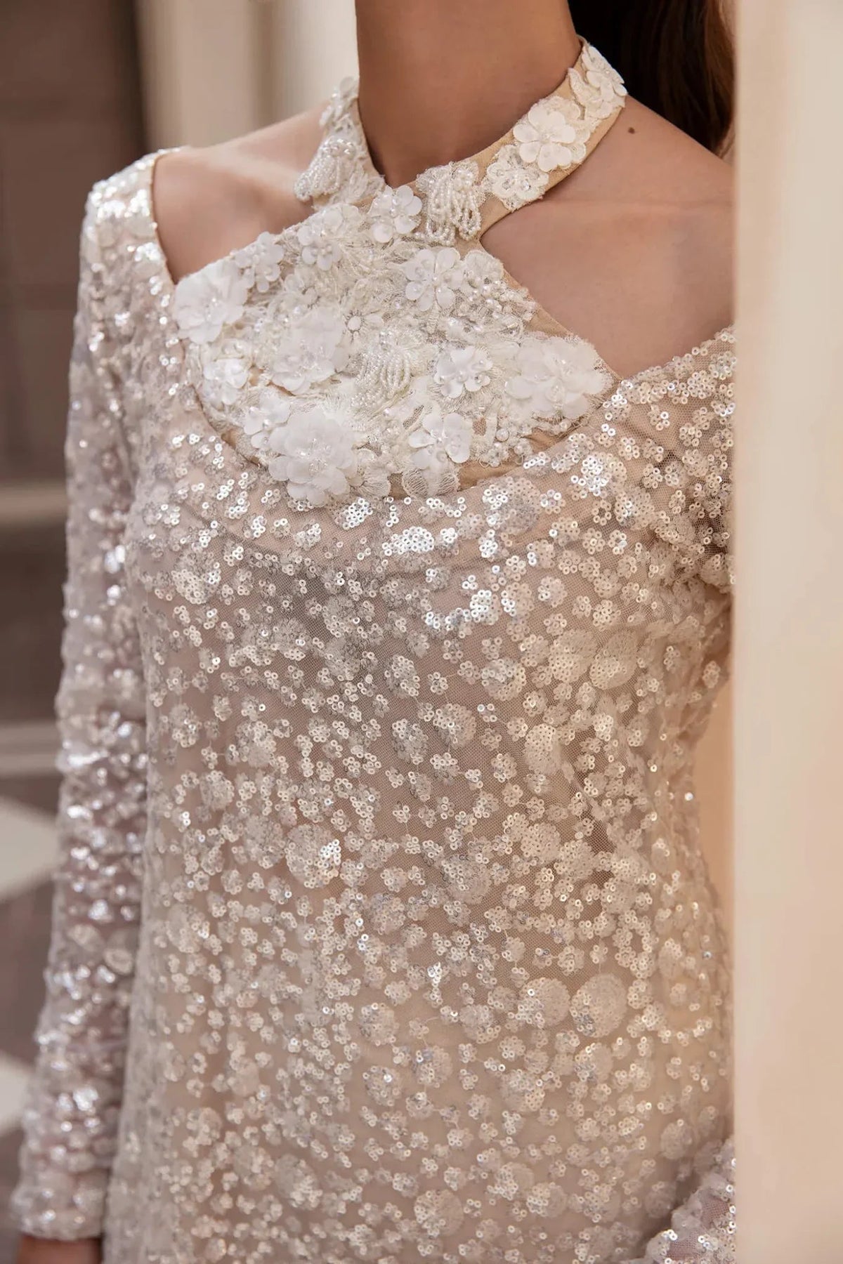 Musferah Saad | Symphony Wedding Formals | Radiant Pearl