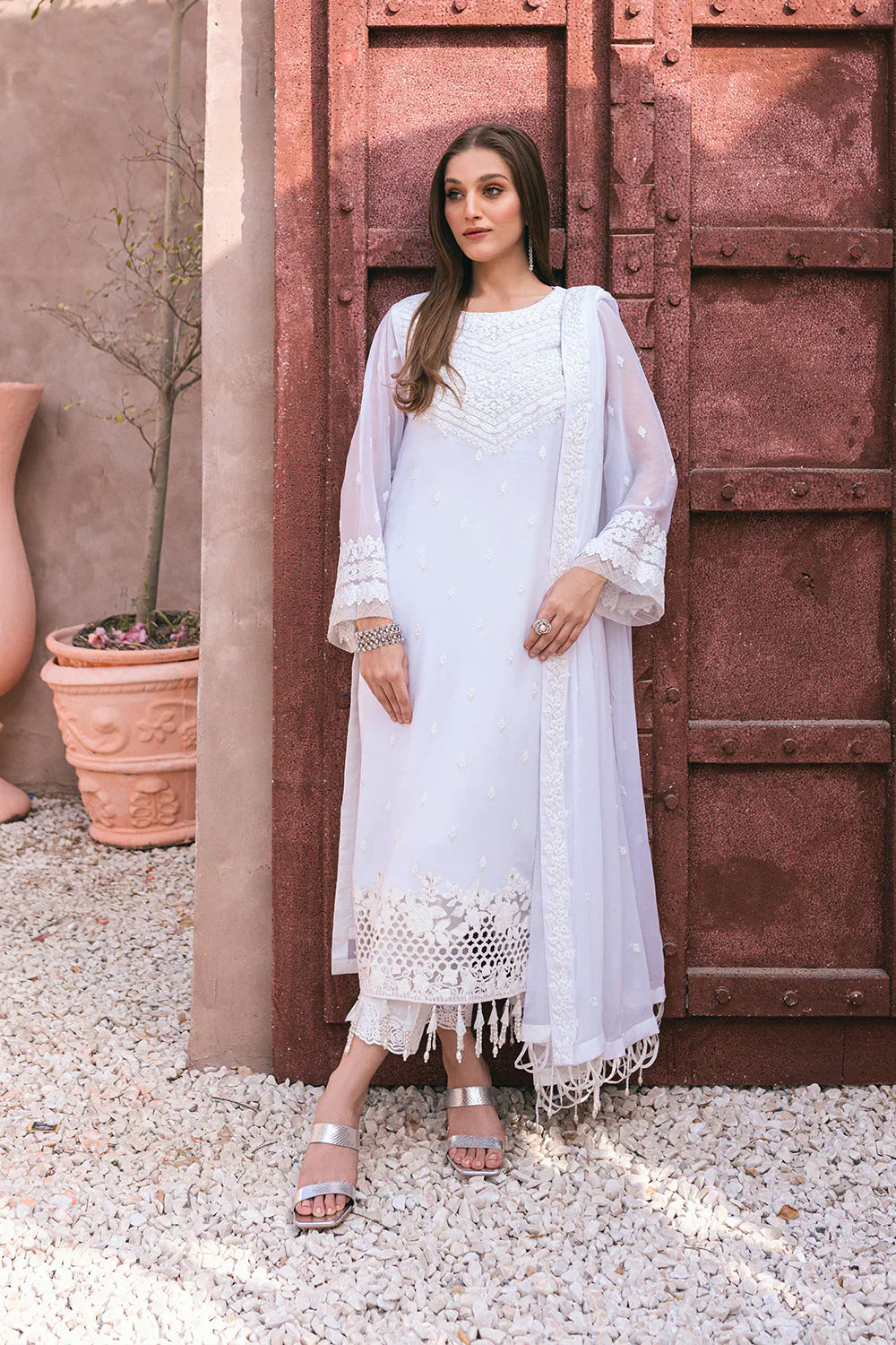 Azure | Embroidered Ensembles 3 Pcs | Snow Haze - Riwayat-e-Khas