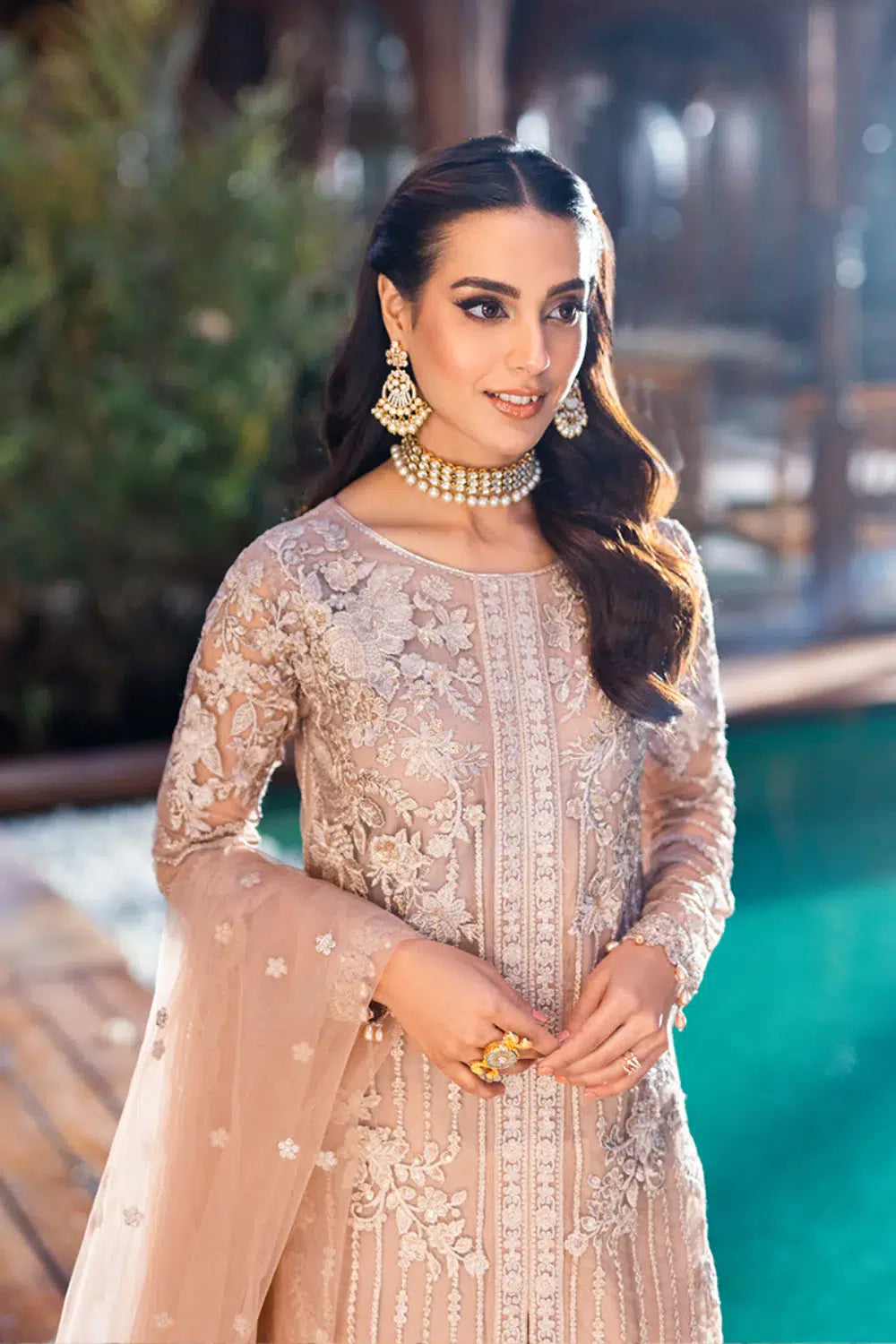 Azure | Embroidered Formals | Star Dazzle - Riwayat-e-Khas