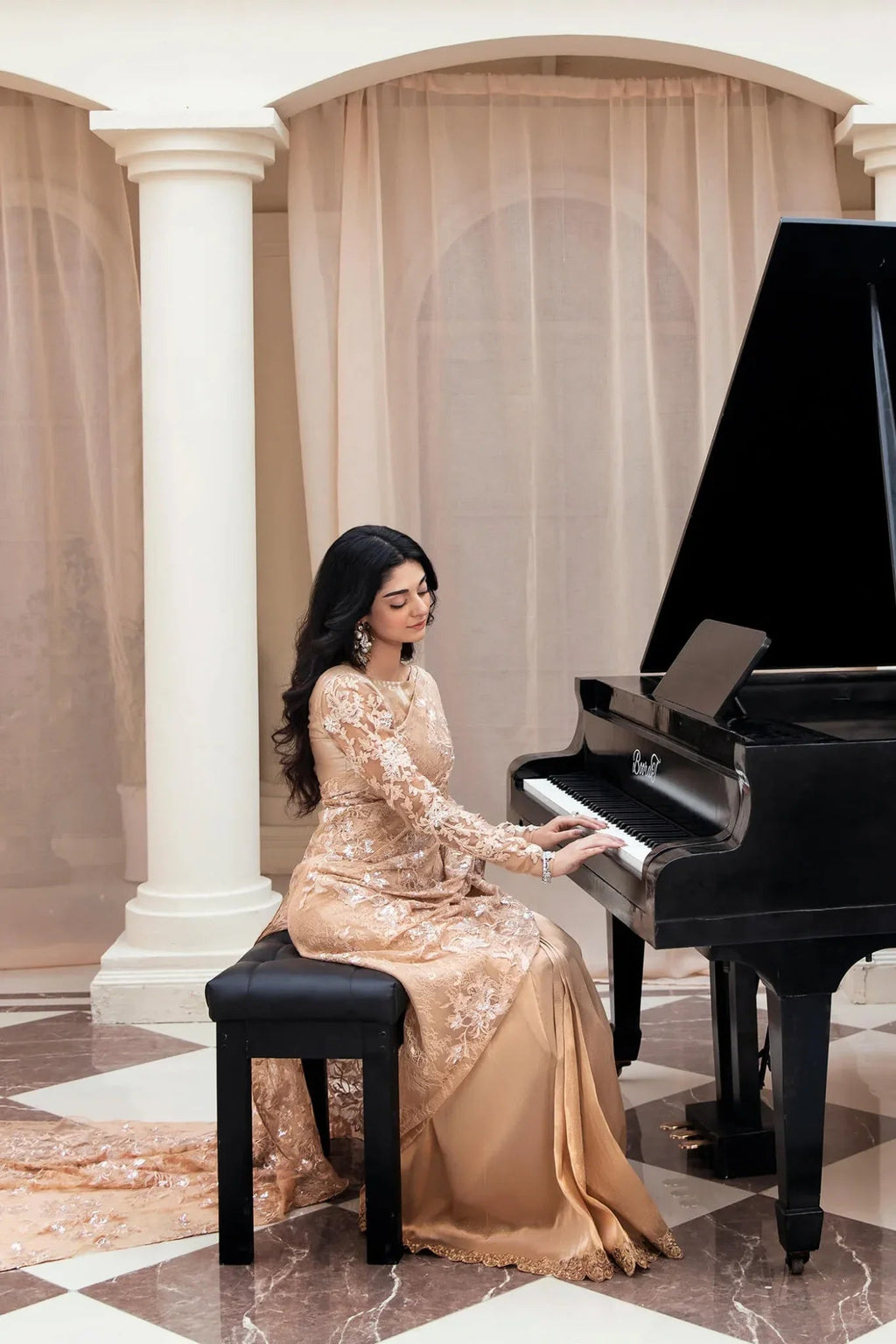 Musferah Saad | Symphony Wedding Formals | Sublime Rose