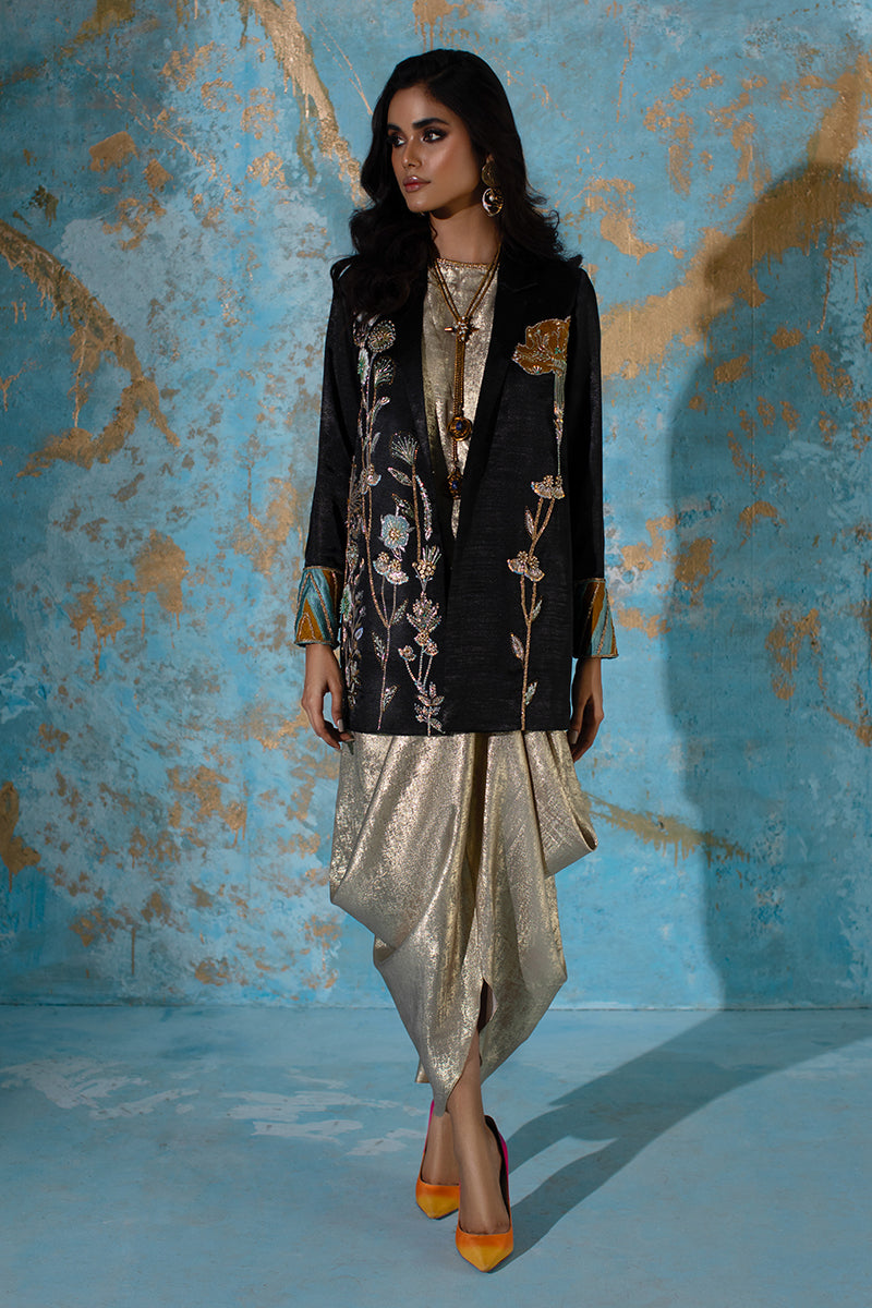 Wardha Saleem | Luxury Pret Fusion Wear | NOVA LUX - JACKET - Riwayat-e-Khas