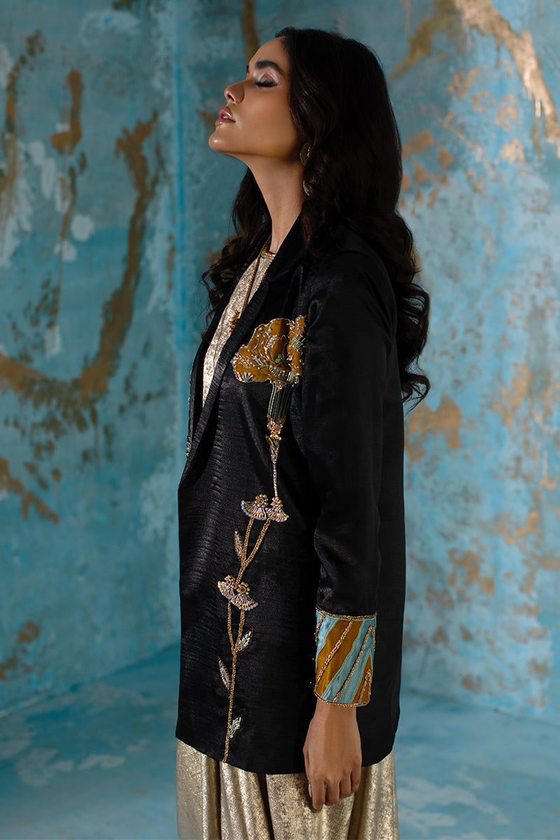 Wardha Saleem | Luxury Pret Fusion Wear | NOVA LUX - JACKET - Riwayat-e-Khas