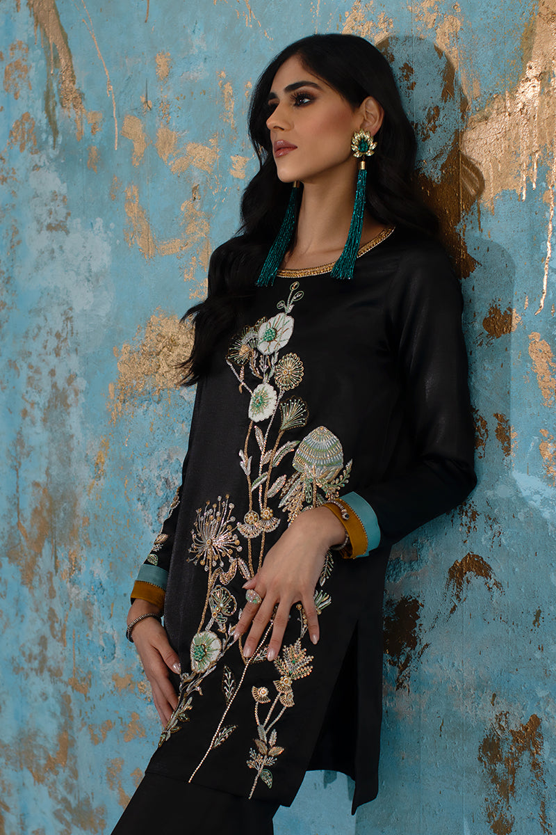 Wardha Saleem | Luxury Pret Fusion Wear | GISELE - FORMAL ( 2 PC) - Riwayat-e-Khas