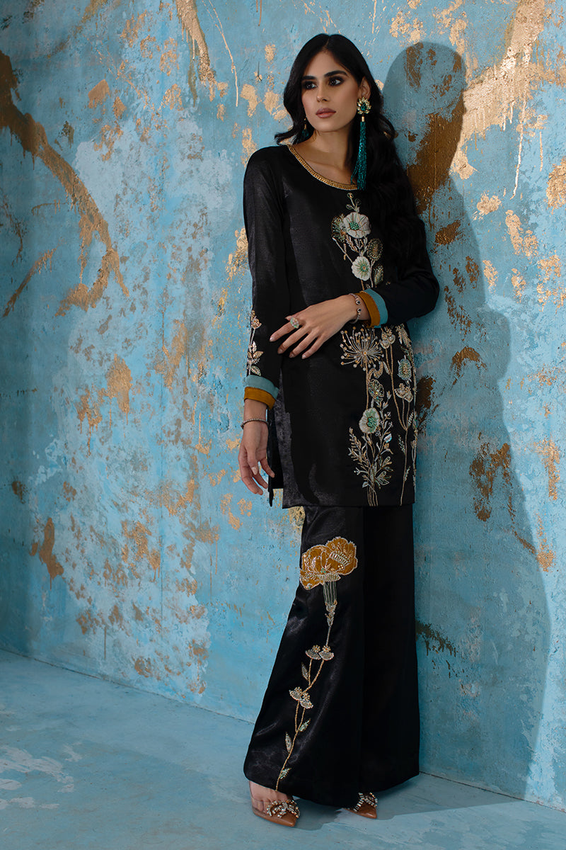 Wardha Saleem | Luxury Pret Fusion Wear | GISELE - FORMAL ( 2 PC) - Riwayat-e-Khas
