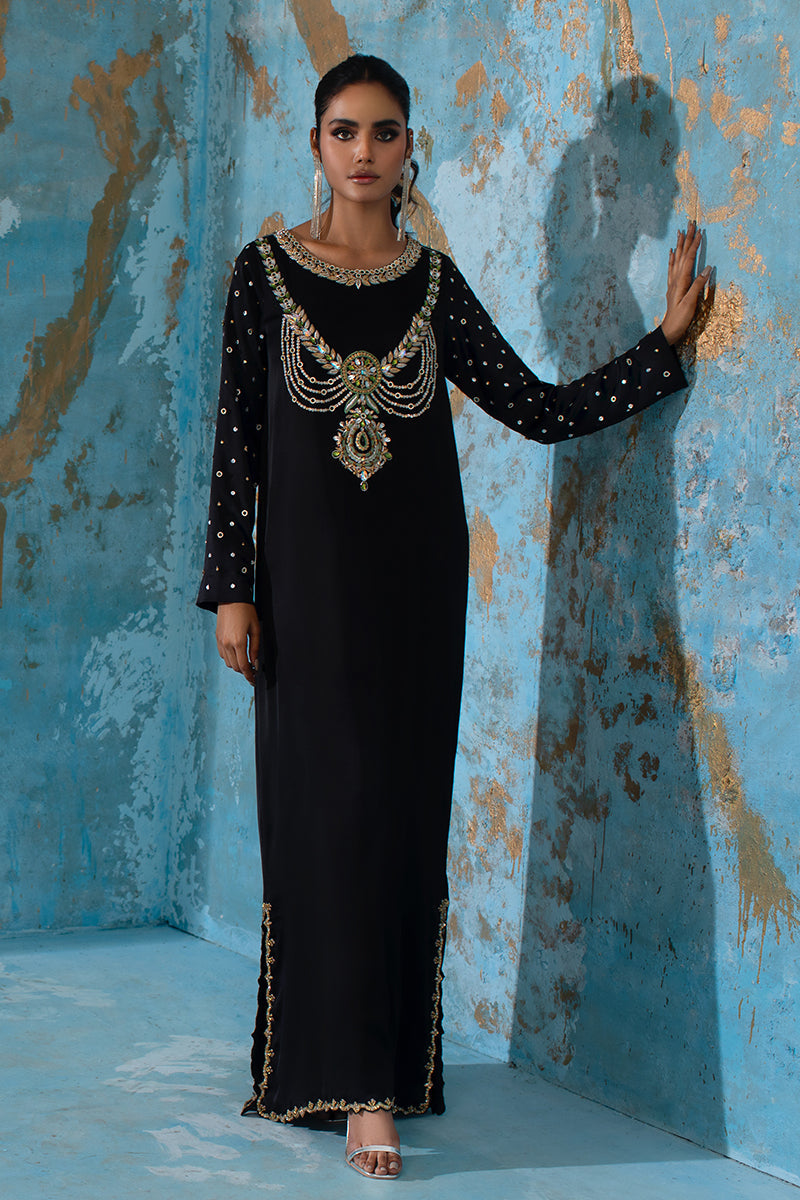 Wardha Saleem | Luxury Pret Fusion Wear | BELLE - KAFTAN - Riwayat-e-Khas