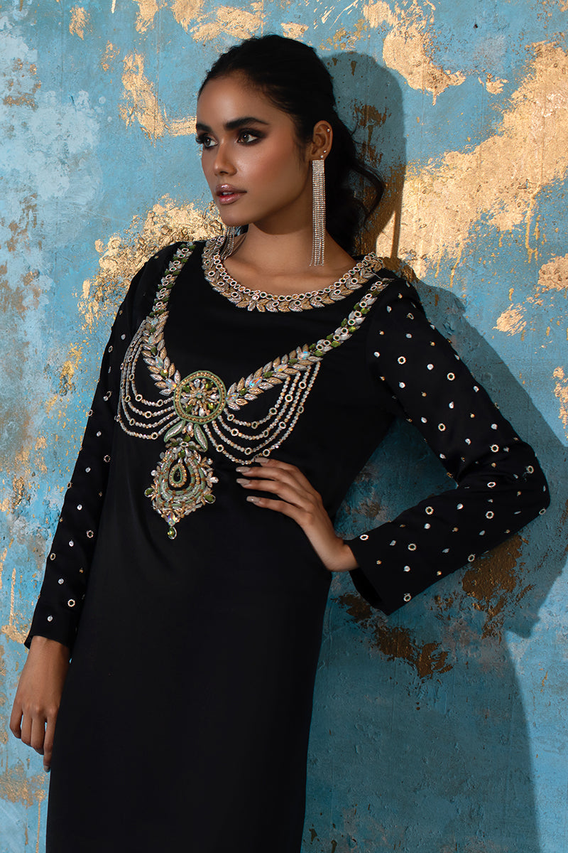 Wardha Saleem | Luxury Pret Fusion Wear | BELLE - KAFTAN - Riwayat-e-Khas