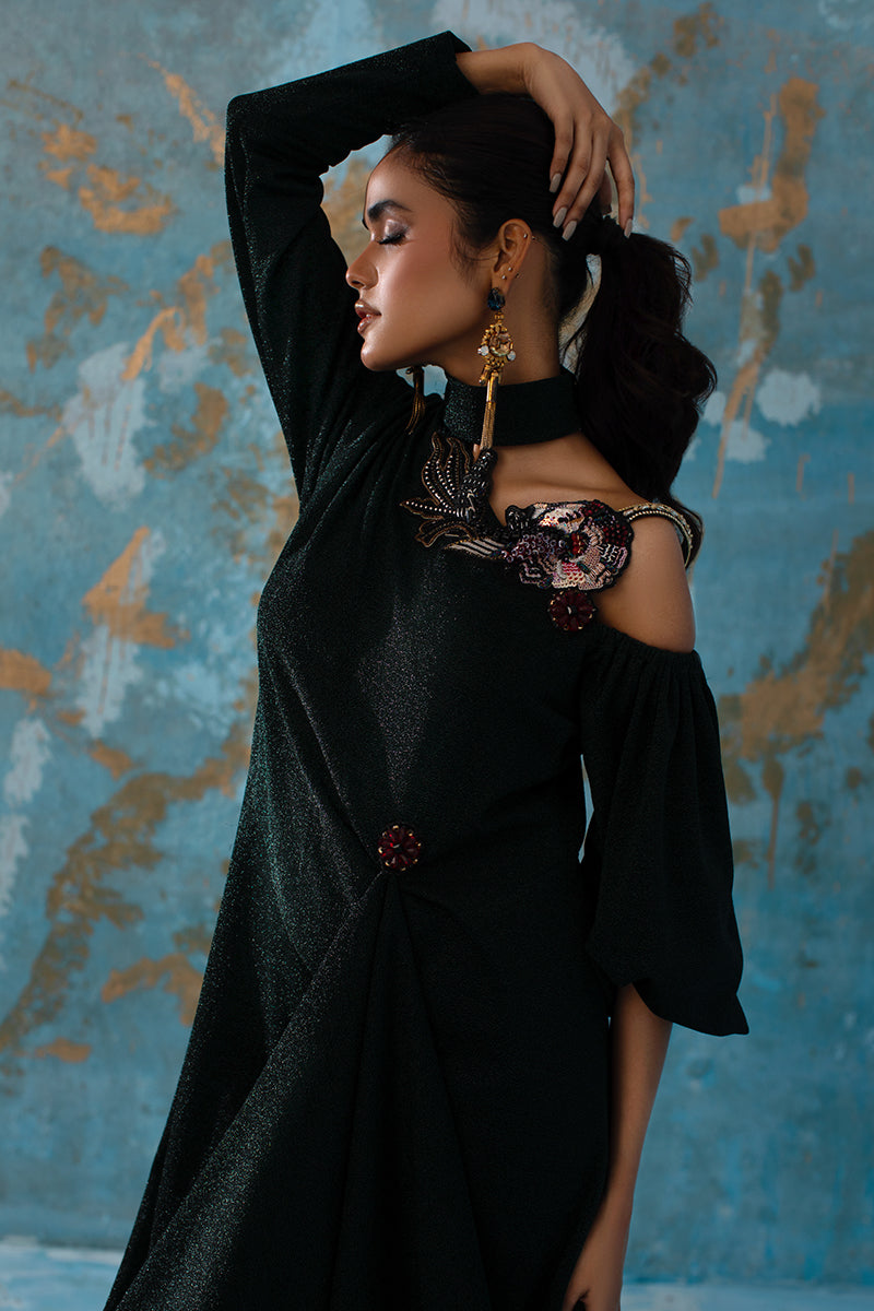 Wardha Saleem | Luxury Pret Fusion Wear | IVY - FORMAL DRAPE - Riwayat-e-Khas