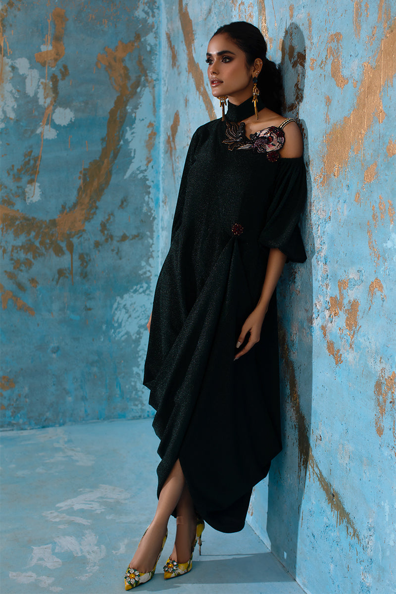 Wardha Saleem | Luxury Pret Fusion Wear | IVY - FORMAL DRAPE - Riwayat-e-Khas