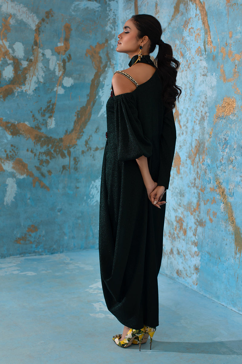 Wardha Saleem | Luxury Pret Fusion Wear | IVY - FORMAL DRAPE - Riwayat-e-Khas