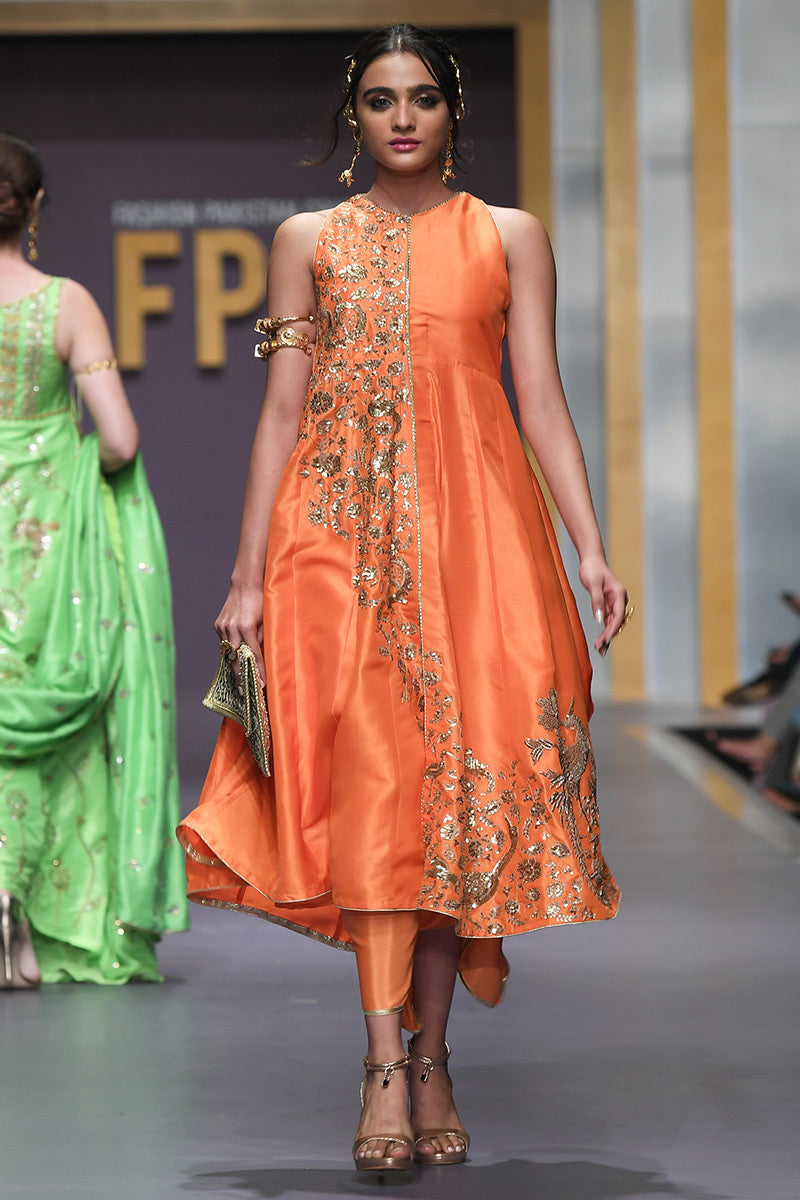 The Pink Tree Company | Wedding Wear | TANGERINE PHOENIX - Riwayat-e-Khas