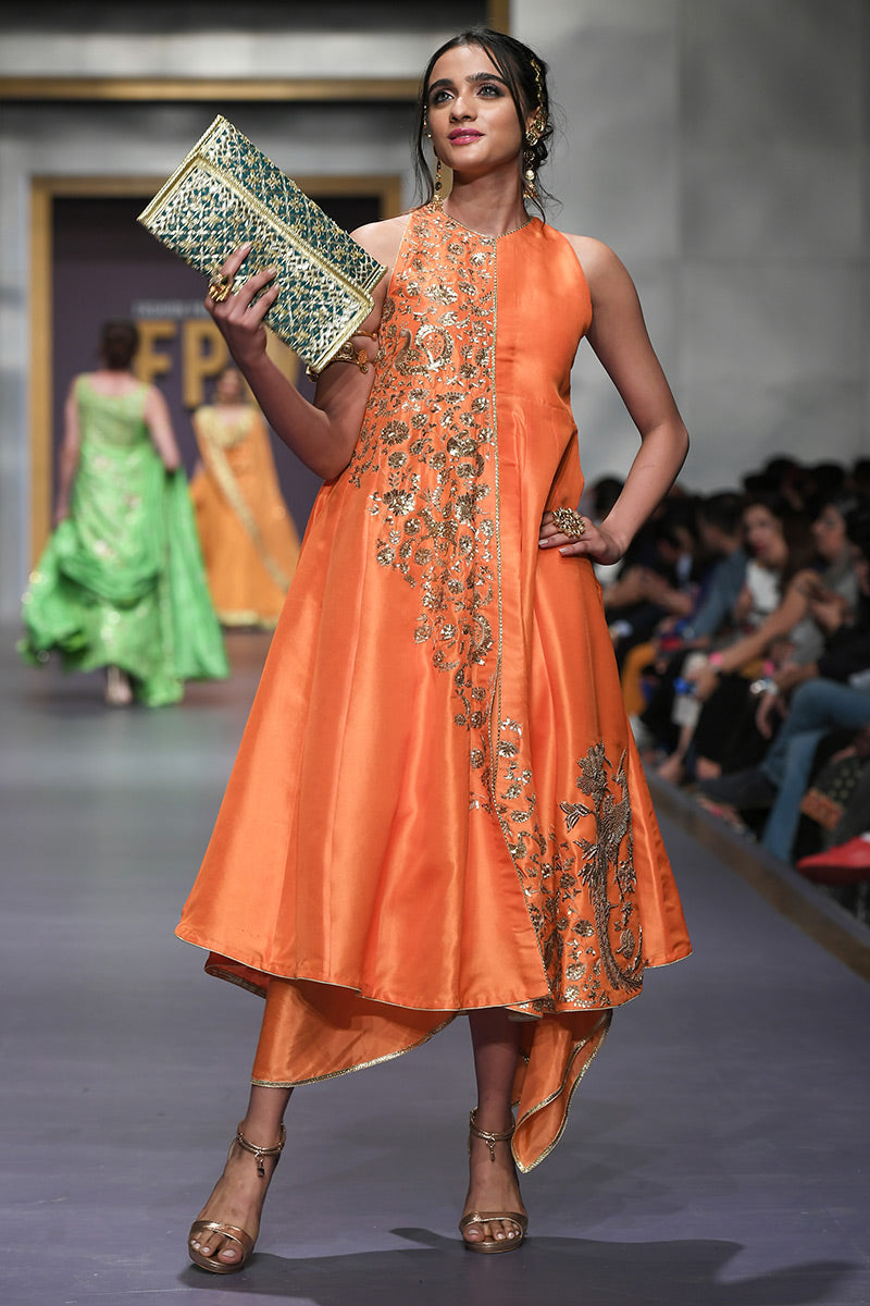 The Pink Tree Company | Wedding Wear | TANGERINE PHOENIX - Riwayat-e-Khas