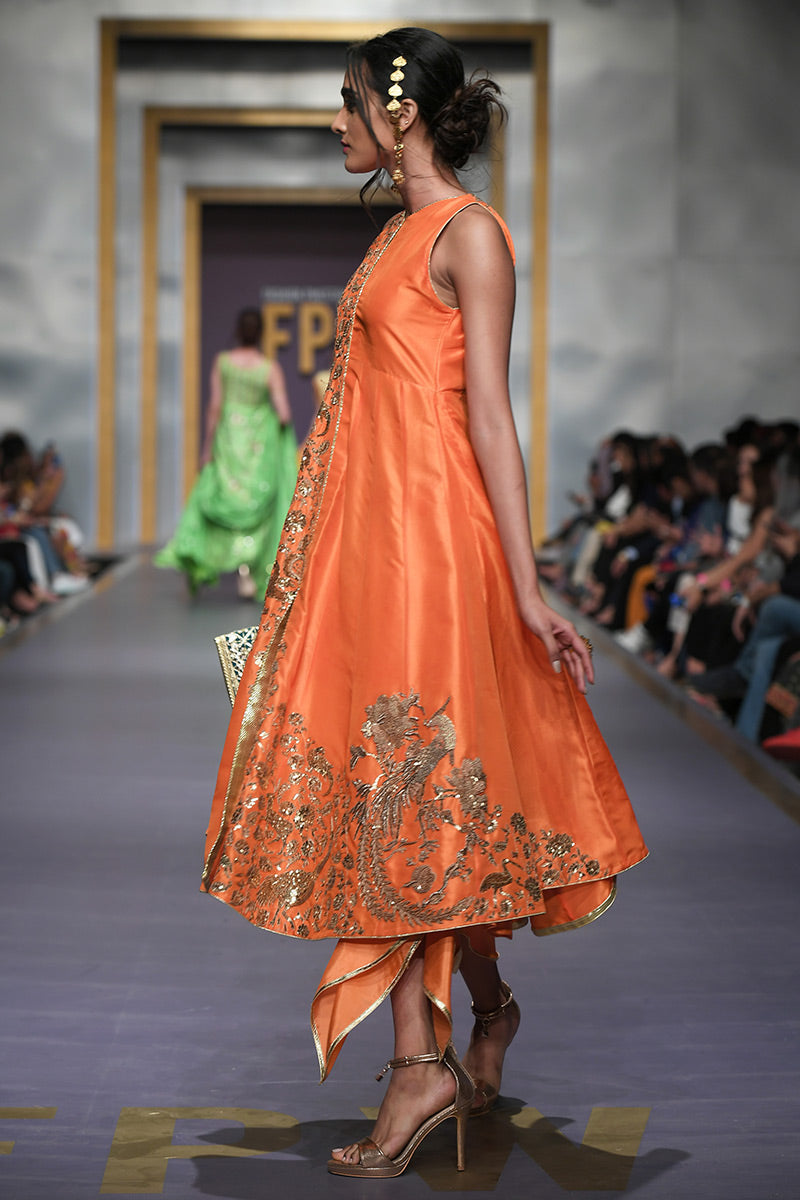The Pink Tree Company | Wedding Wear | TANGERINE PHOENIX - Riwayat-e-Khas