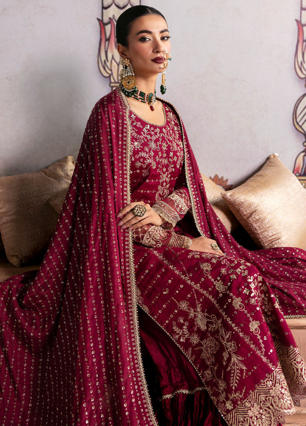 Sahane | There She Glows  | TSG-07 Merlot - Riwayat-e-Khas