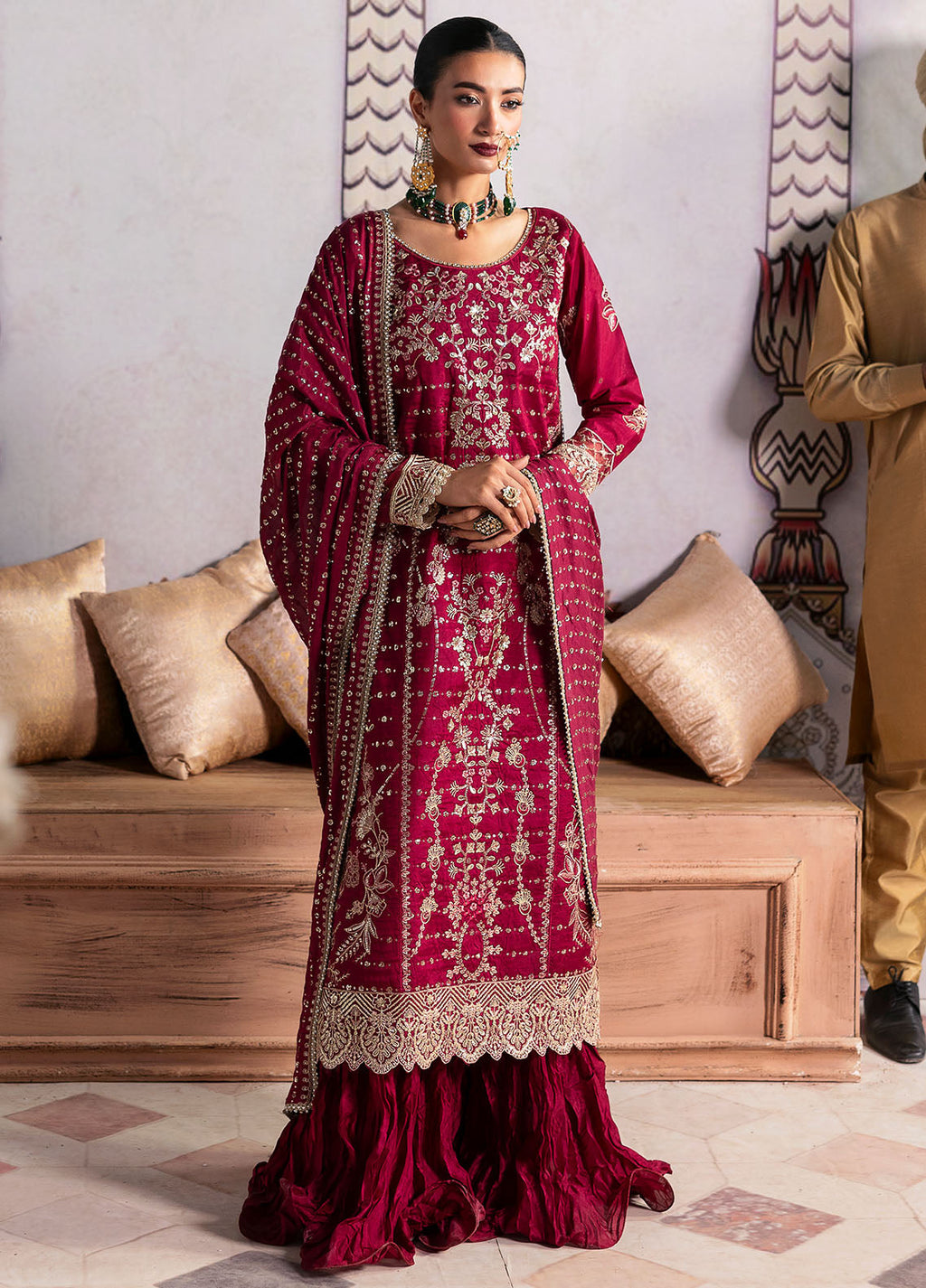 Sahane | There She Glows  | TSG-07 Merlot - Riwayat-e-Khas