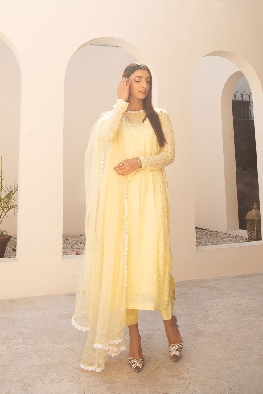 Leon | Leon Luxe Collection | SITARA LIME - Riwayat-e-Khas