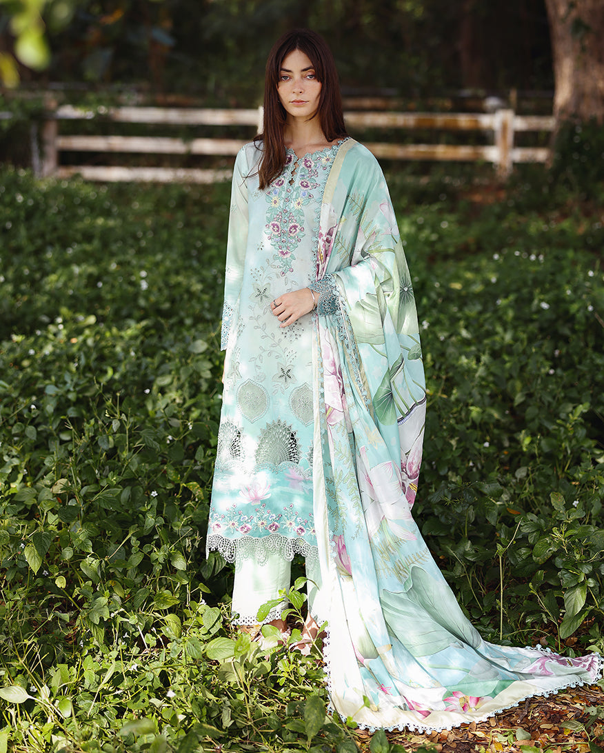 Mushq | Solace | Ombre Chikankari | Tranquil Muse