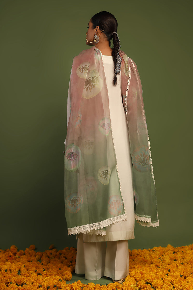 Wardha Saleem | Luxury Pret Traditional Wear | KANWAL - SHIRT WITH PANTS (2 PC) - Riwayat-e-Khas