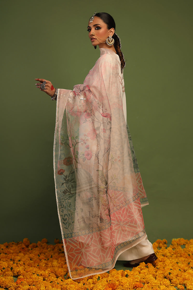 Wardha Saleem | Luxury Pret Traditional Wear | AKS - SHIRT WITH PANTS (2 PC) - Riwayat-e-Khas